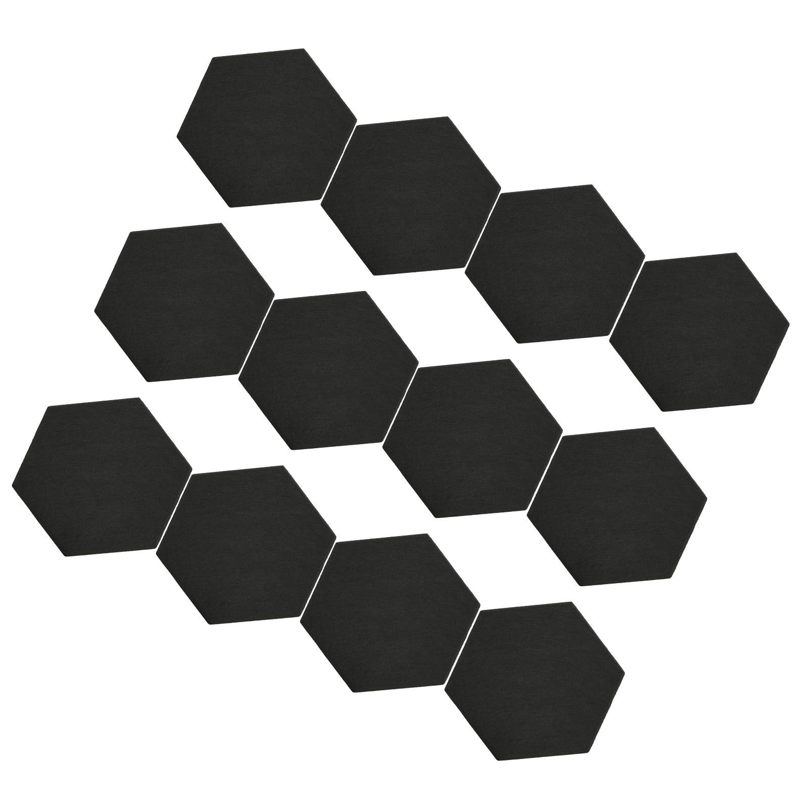 12Pcs Hexagon Acoustic Panel Polyester High Density Sound Absorbing Panel view 4