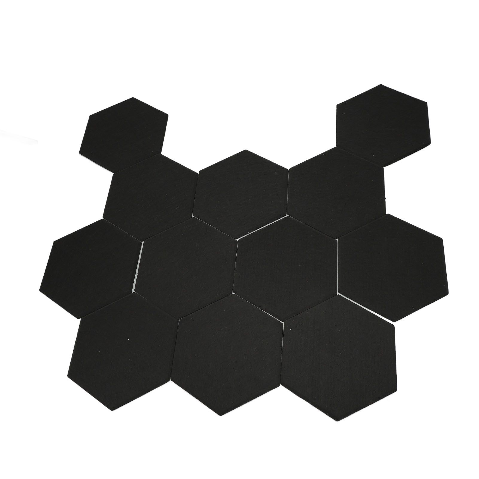 12Pcs Hexagon Acoustic Panel Polyester High Density Sound Absorbing Panel view 6