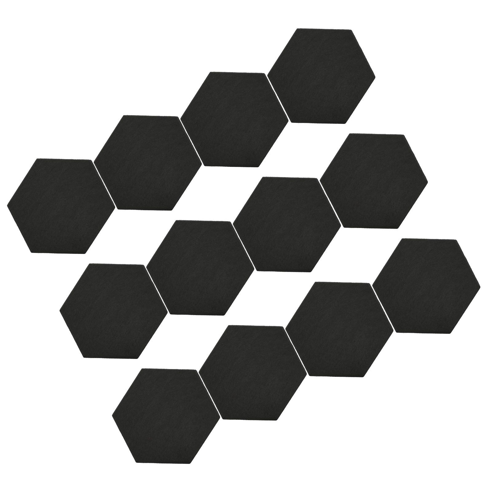 12Pcs Hexagon Acoustic Panel Polyester High Density Sound Absorbing Panel view 8