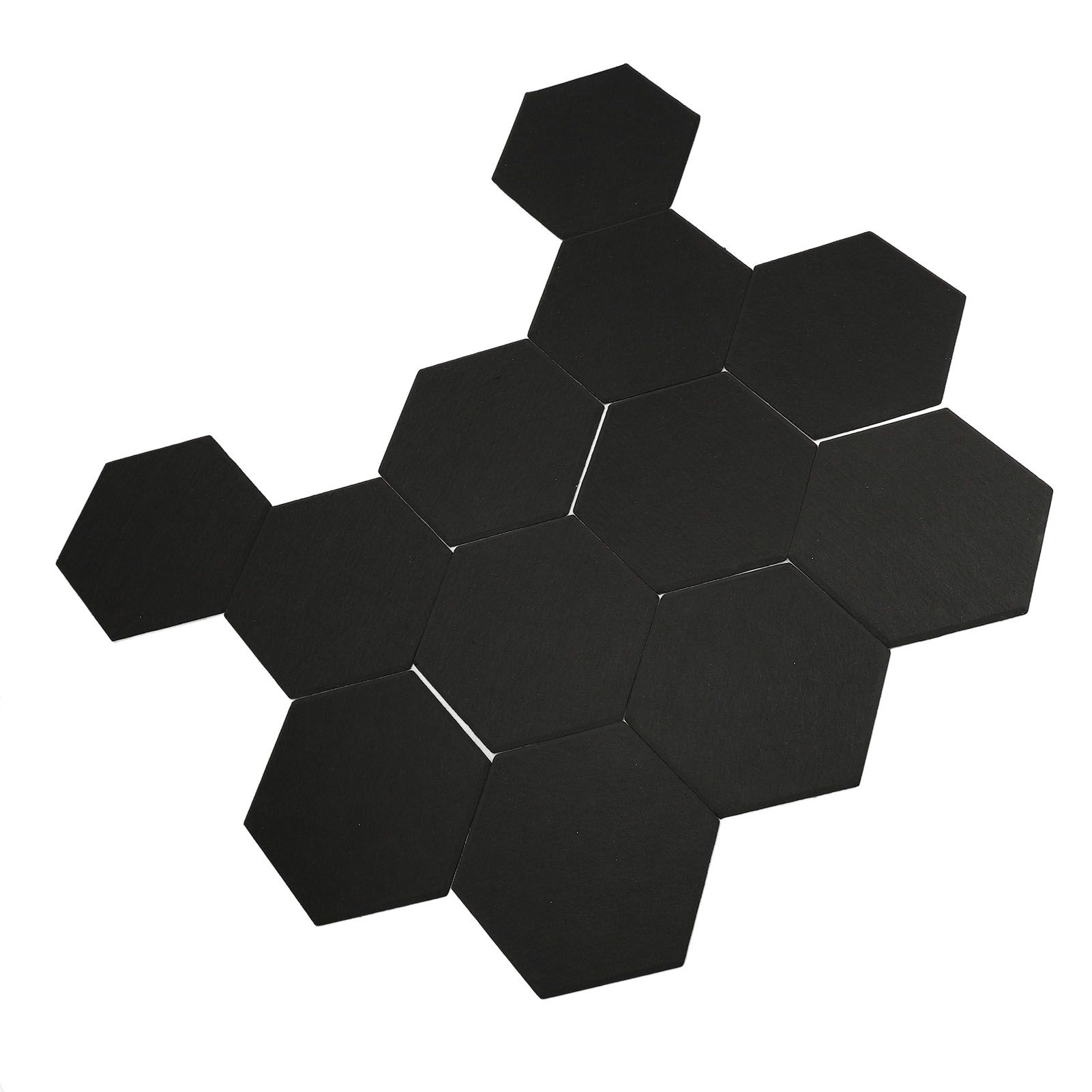 12Pcs Hexagon Acoustic Panel Polyester High Density Sound Absorbing Panel view 10