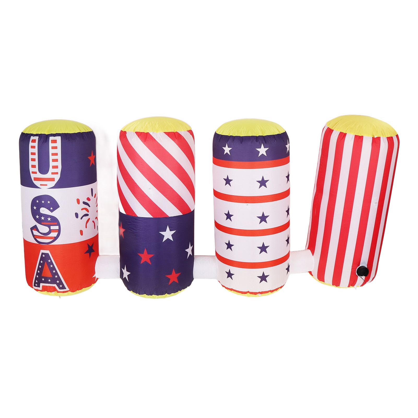 Independence Day Inflatable Model Patriotic LED Light Outdoor Holiday Lawn — image 1