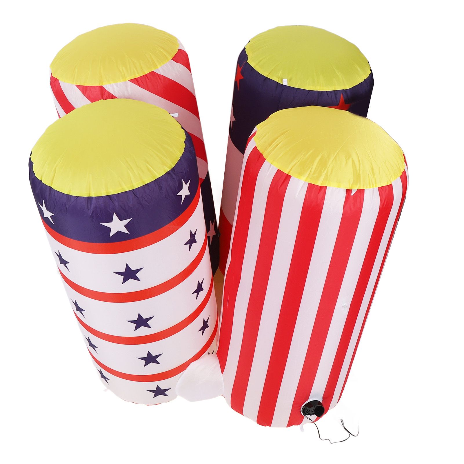 Independence Day Inflatable Model Patriotic LED Light Outdoor Holiday Lawn view 8