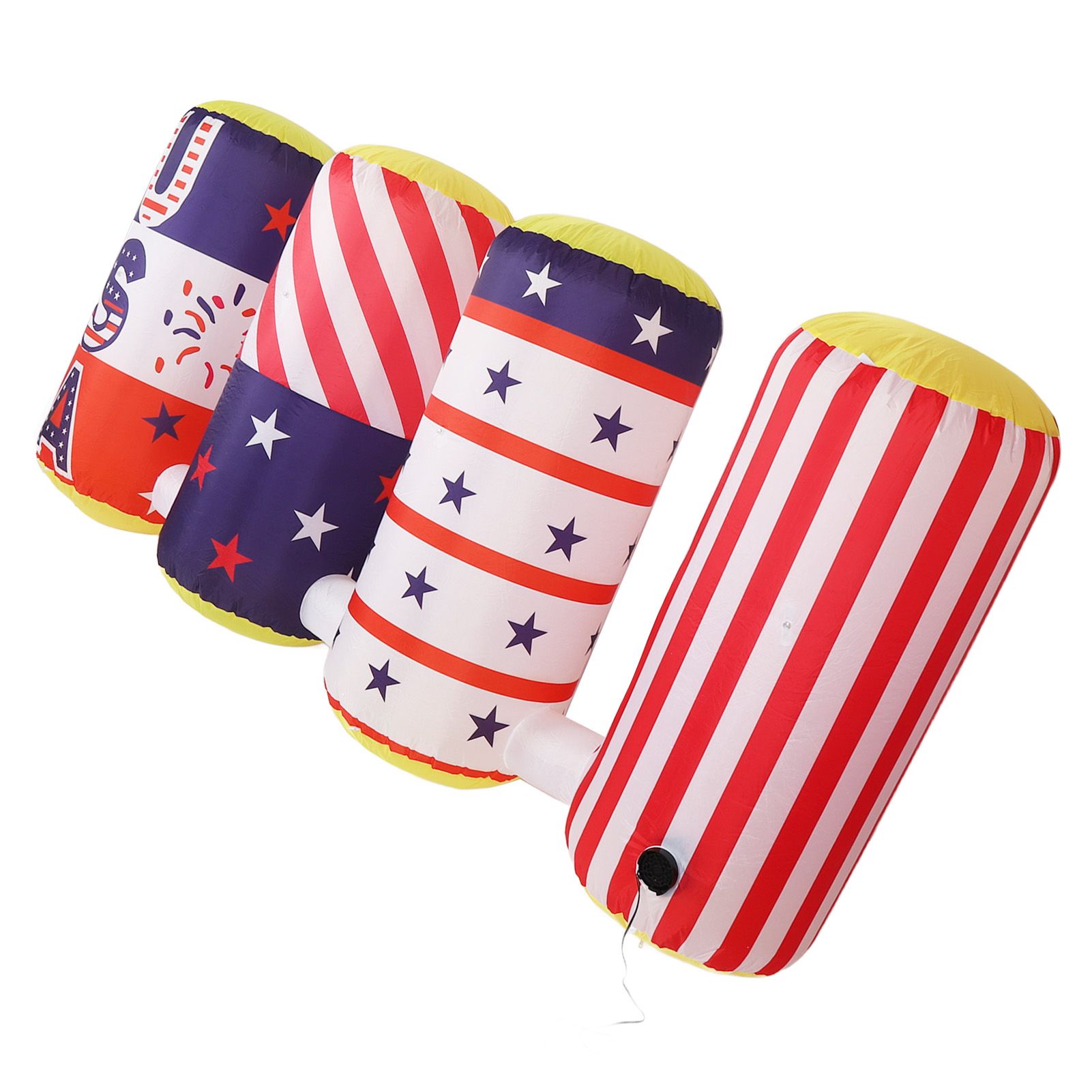 Independence Day Inflatable Model Patriotic LED Light Outdoor Holiday Lawn view 10
