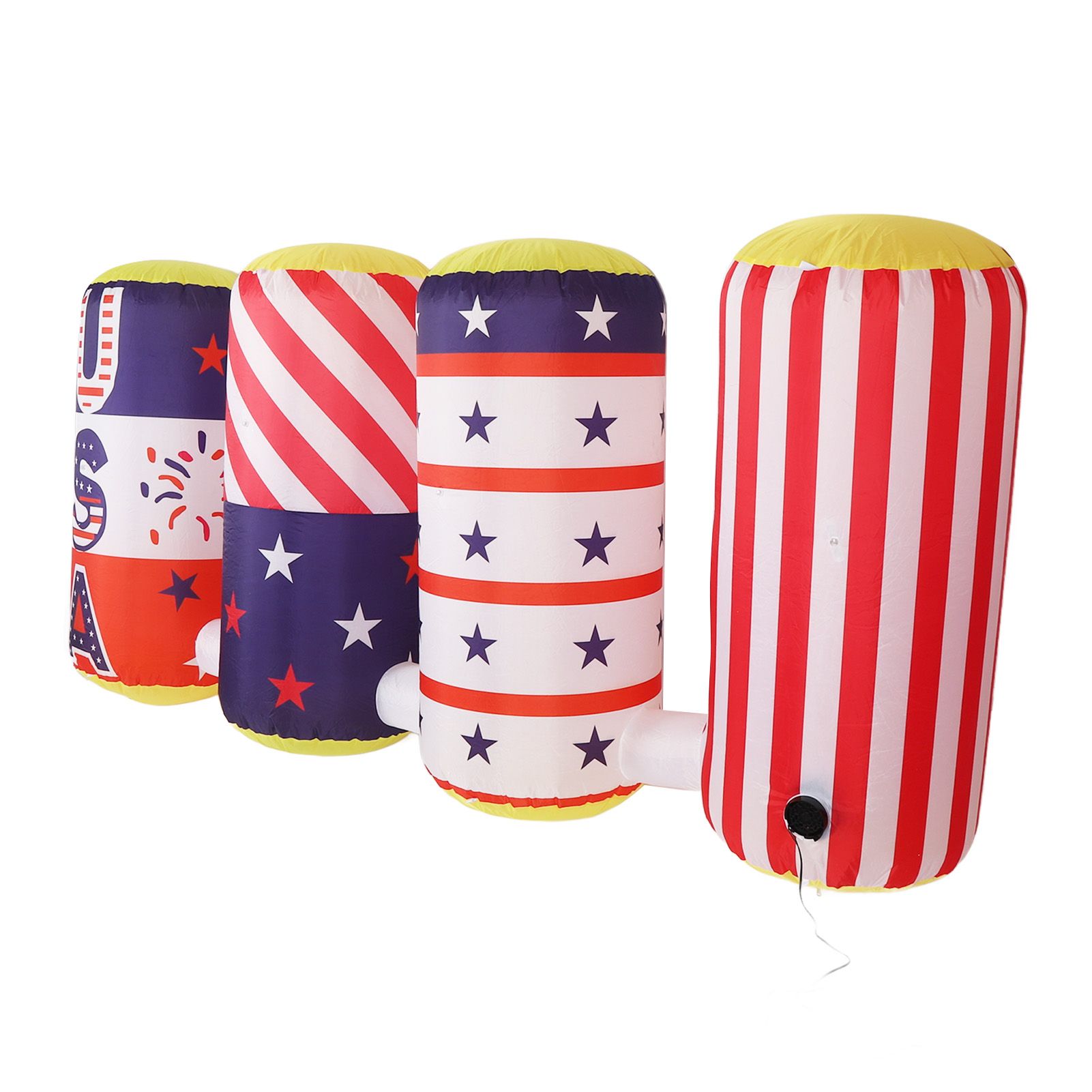 Independence Day Inflatable Model Patriotic LED Light Outdoor Holiday Lawn view 11
