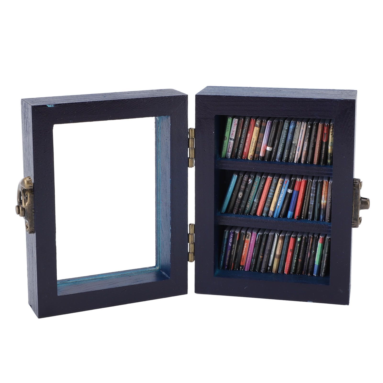 Pocket Anxiety Bookshelf Stress Relief Decorative Ornament Miniature Bookshelf view 4