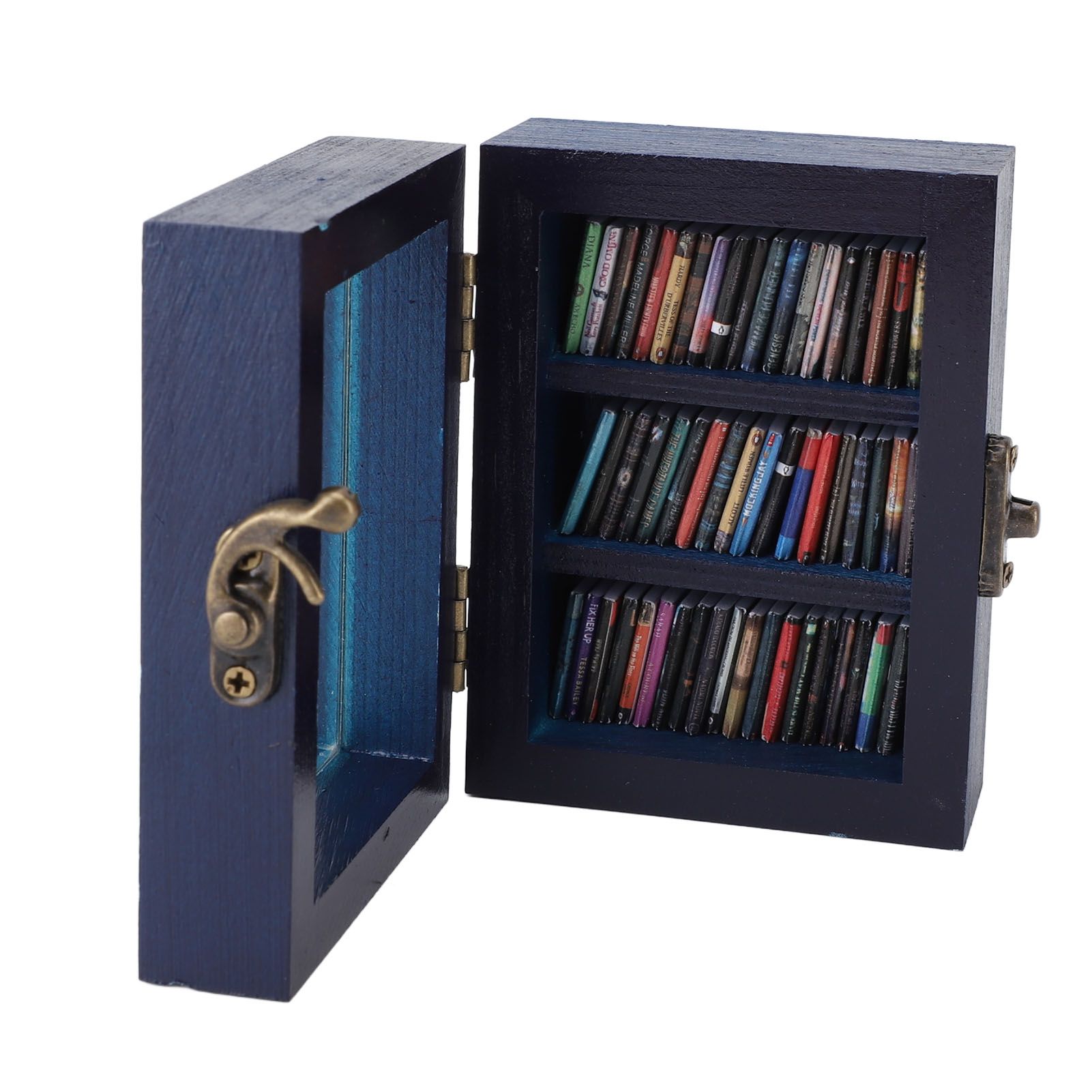 Pocket Anxiety Bookshelf Stress Relief Decorative Ornament Miniature Bookshelf view 6