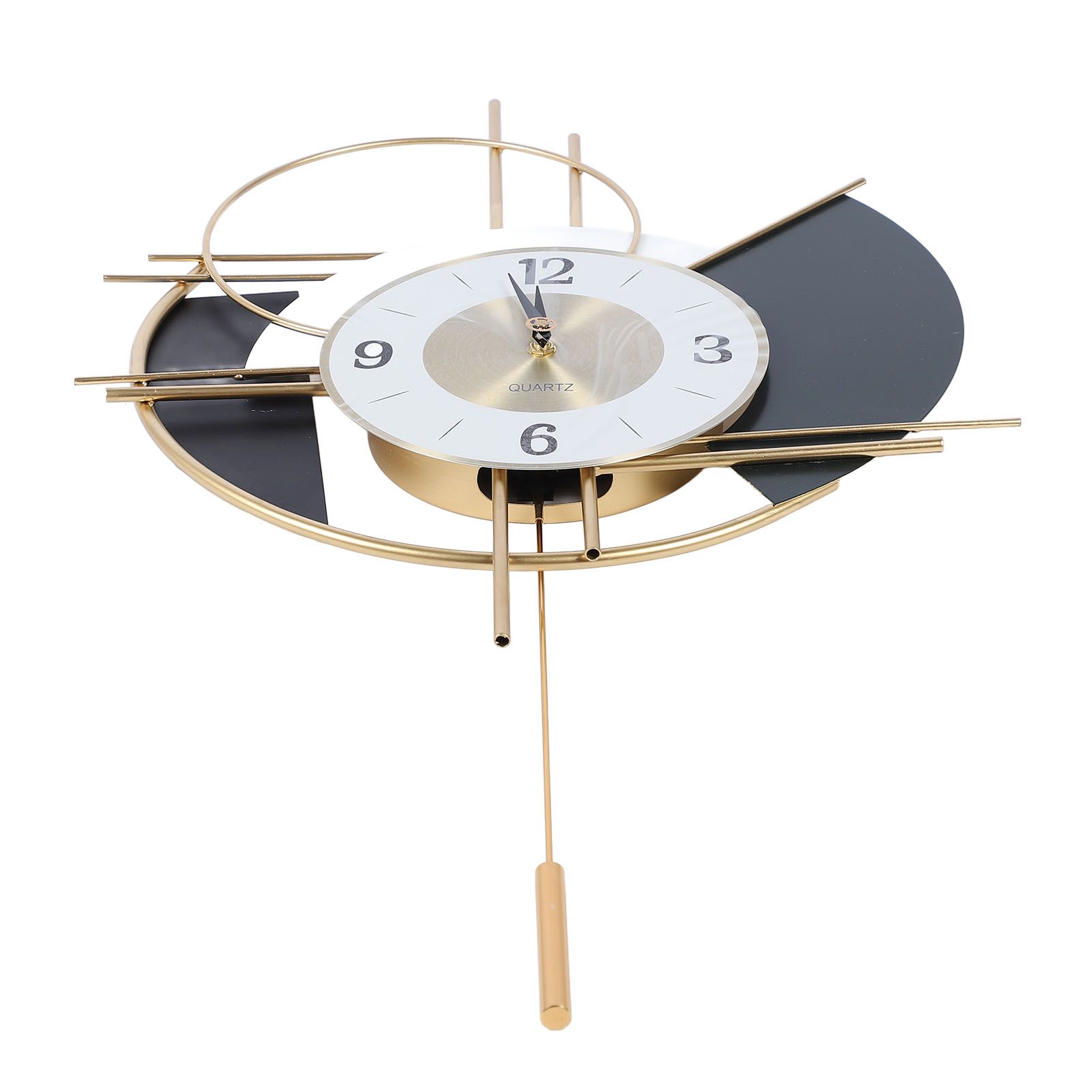 Nordic Swing Wall Clock Big Silent Non Ticking Decorative Wall Clock for view 8