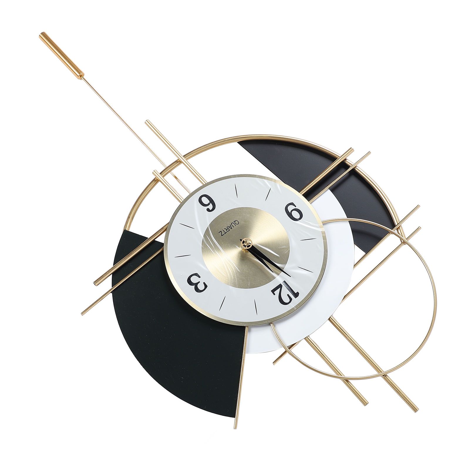 Nordic Swing Wall Clock Big Silent Non Ticking Decorative Wall Clock for view 10