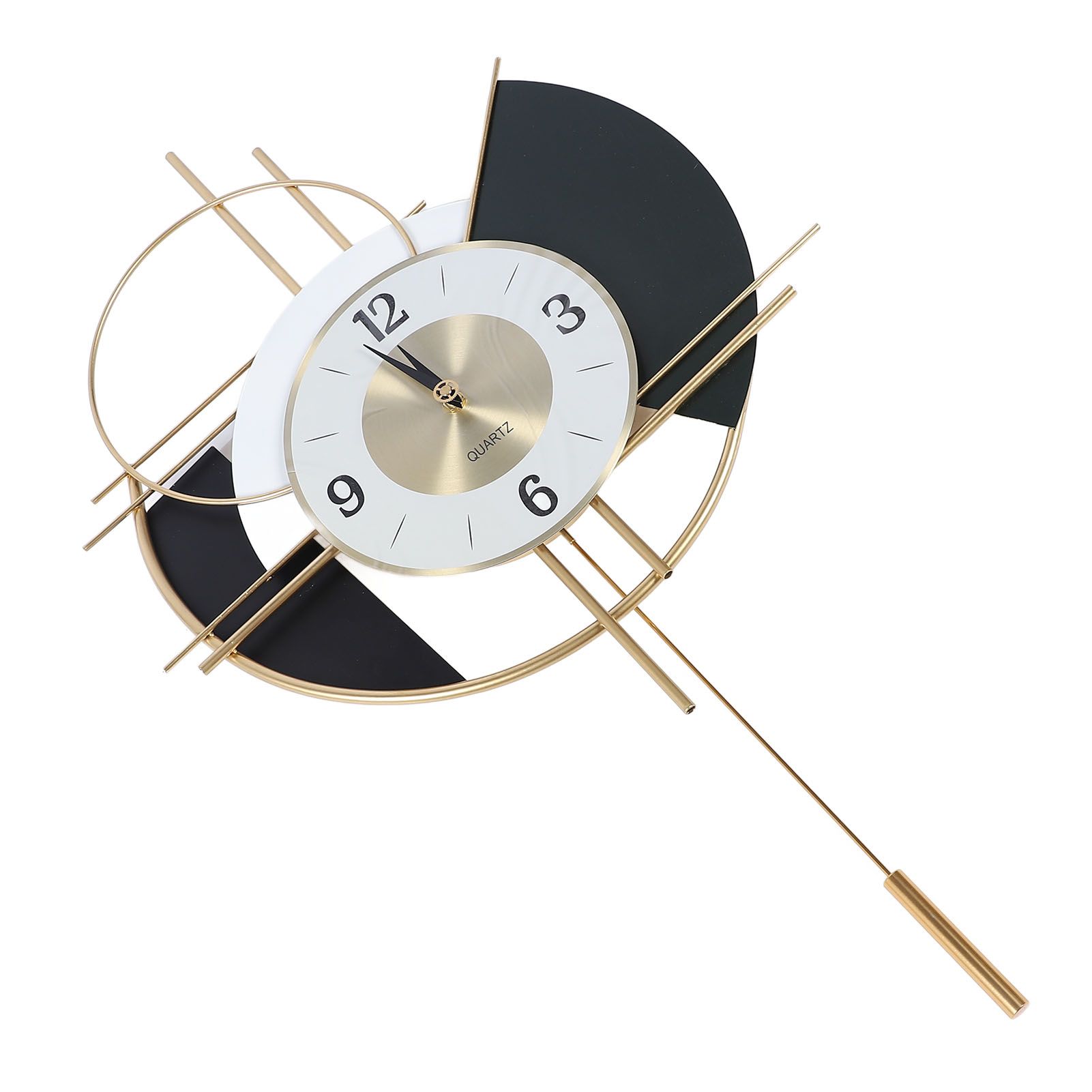 Nordic Swing Wall Clock Big Silent Non Ticking Decorative Wall Clock for view 12