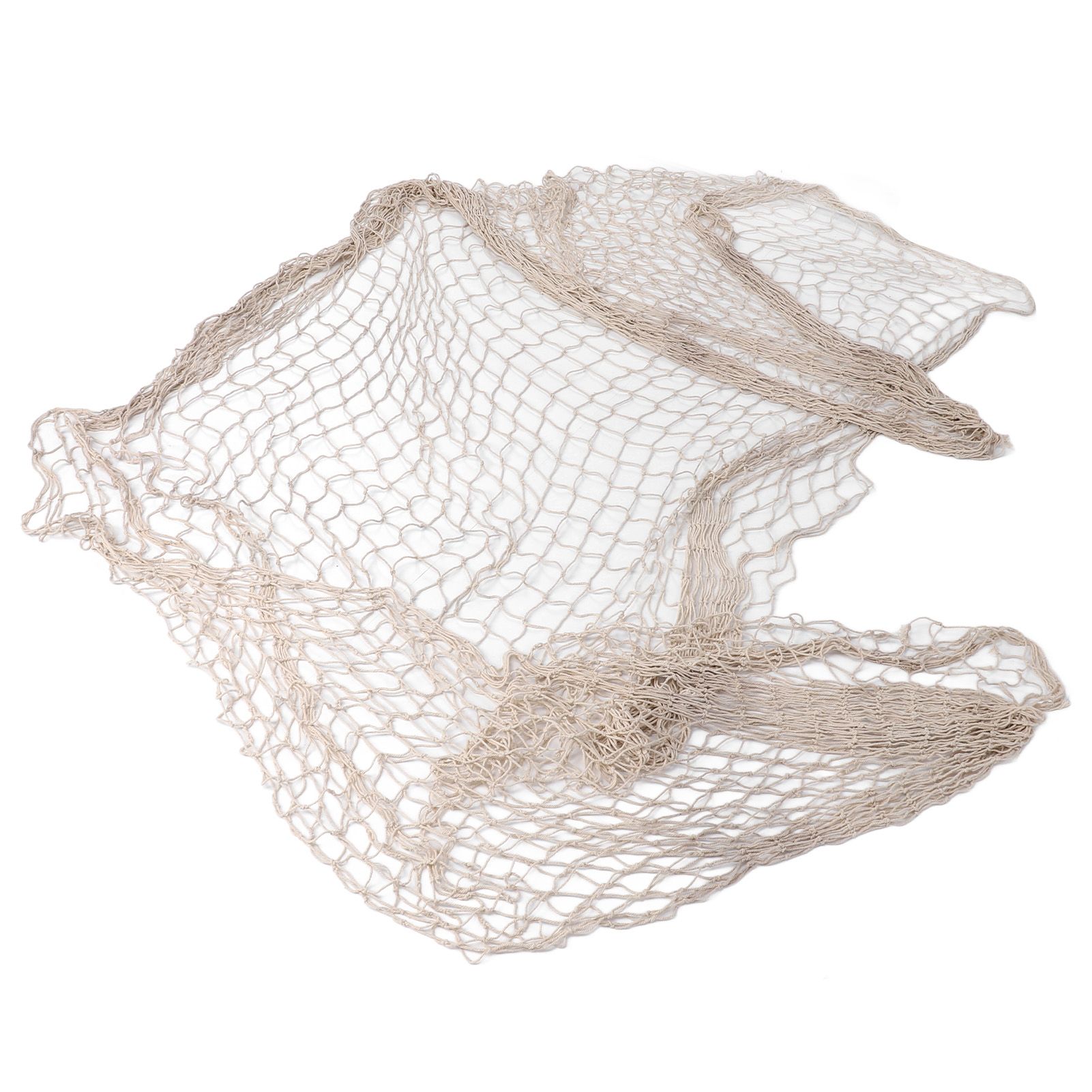 Fishing Net Decor Hand Woven Cotton Thread Mediterranean Fishing Net Wall view 4