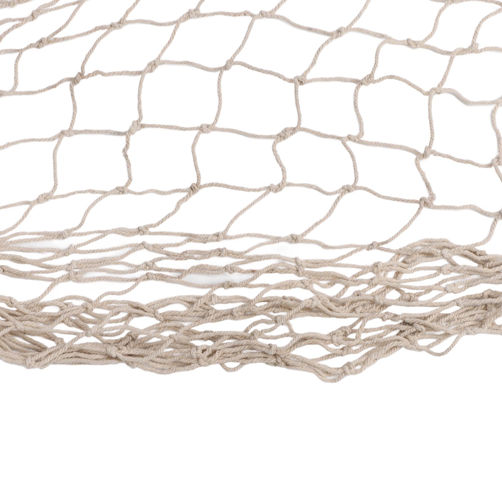Fishing Net Decor Hand Woven Cotton Thread Mediterranean Fishing Net Wall view 7
