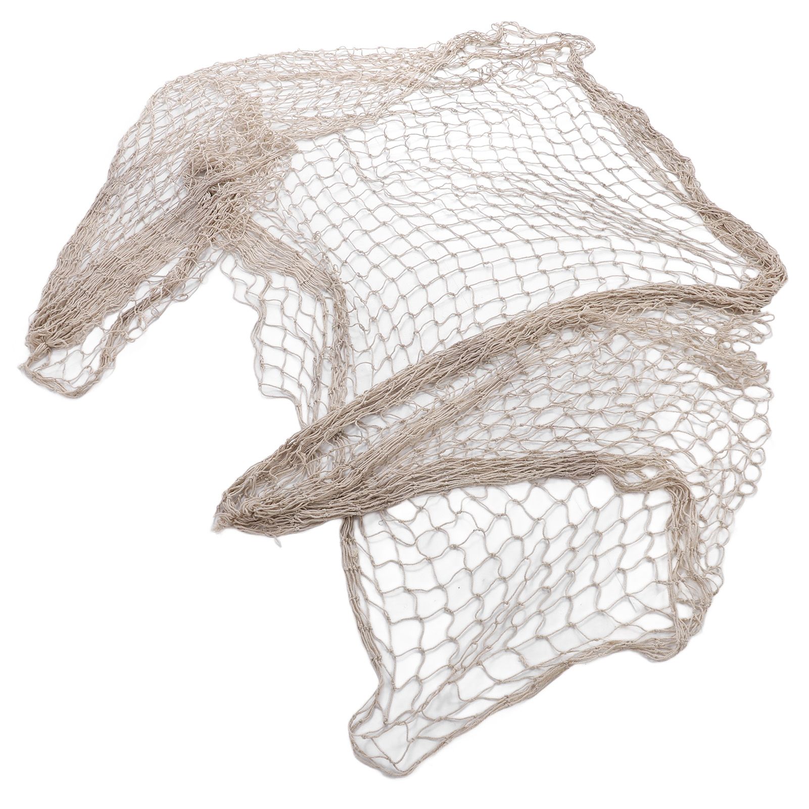 Fishing Net Decor Hand Woven Cotton Thread Mediterranean Fishing Net Wall view 8