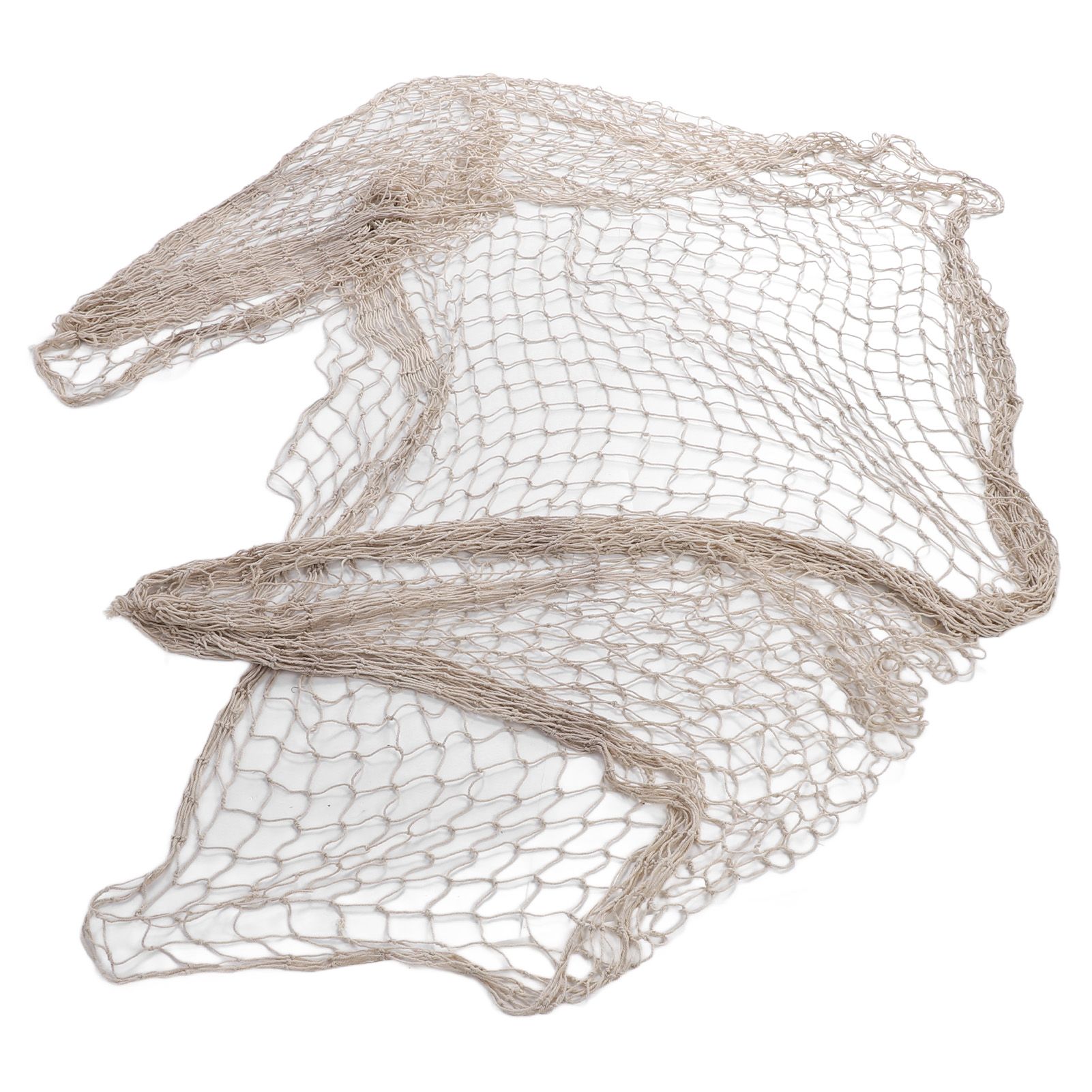 Fishing Net Decor Hand Woven Cotton Thread Mediterranean Fishing Net Wall view 9