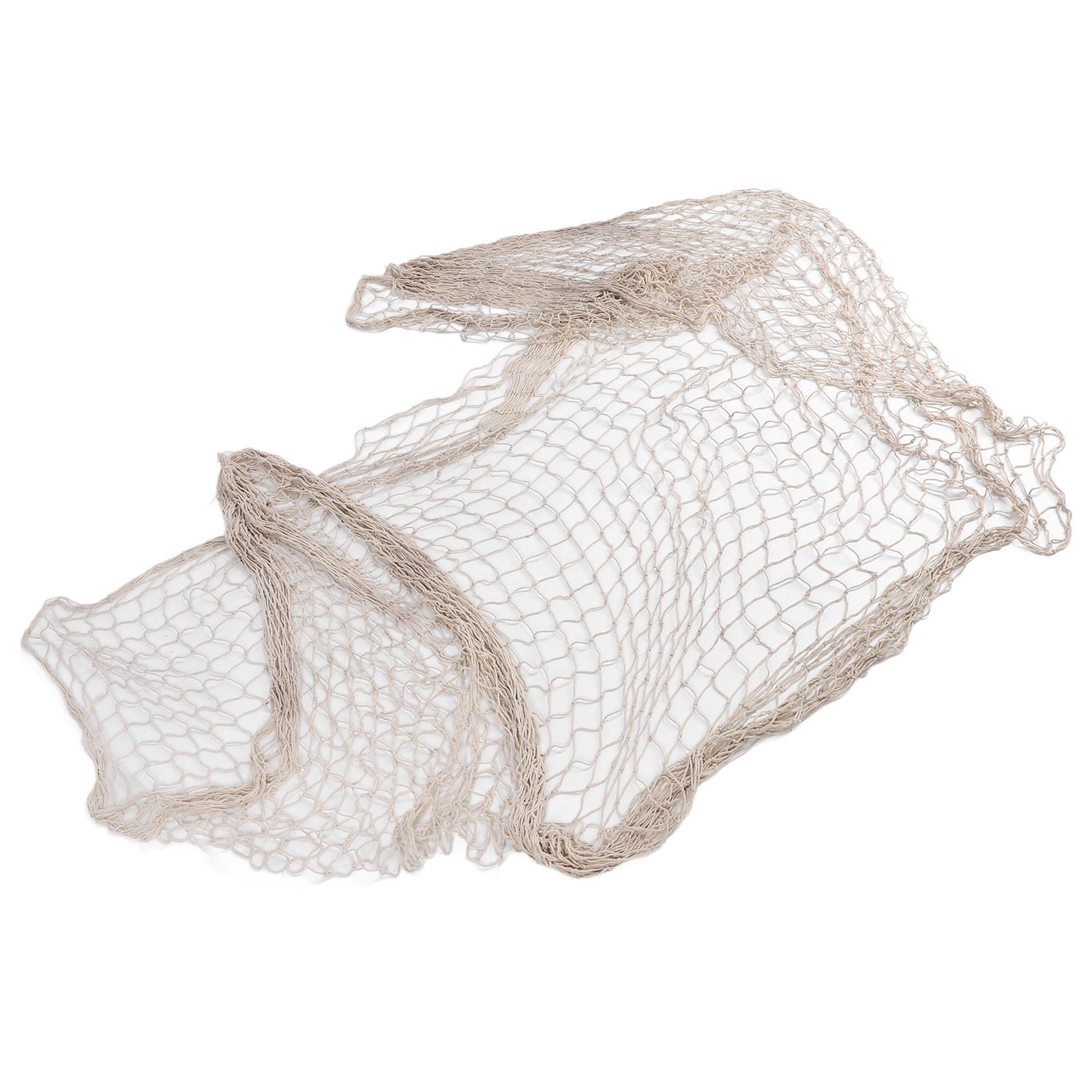 Fishing Net Decor Hand Woven Cotton Thread Mediterranean Fishing Net Wall view 10