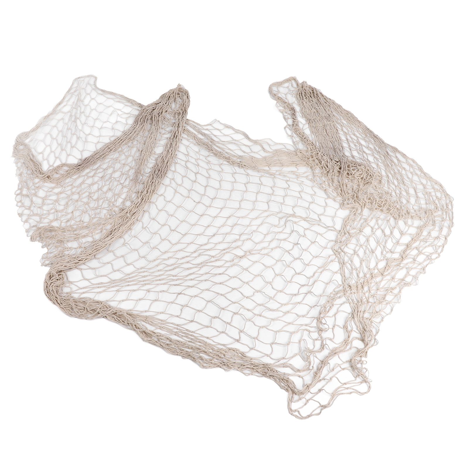 Fishing Net Decor Hand Woven Cotton Thread Mediterranean Fishing Net Wall view 11