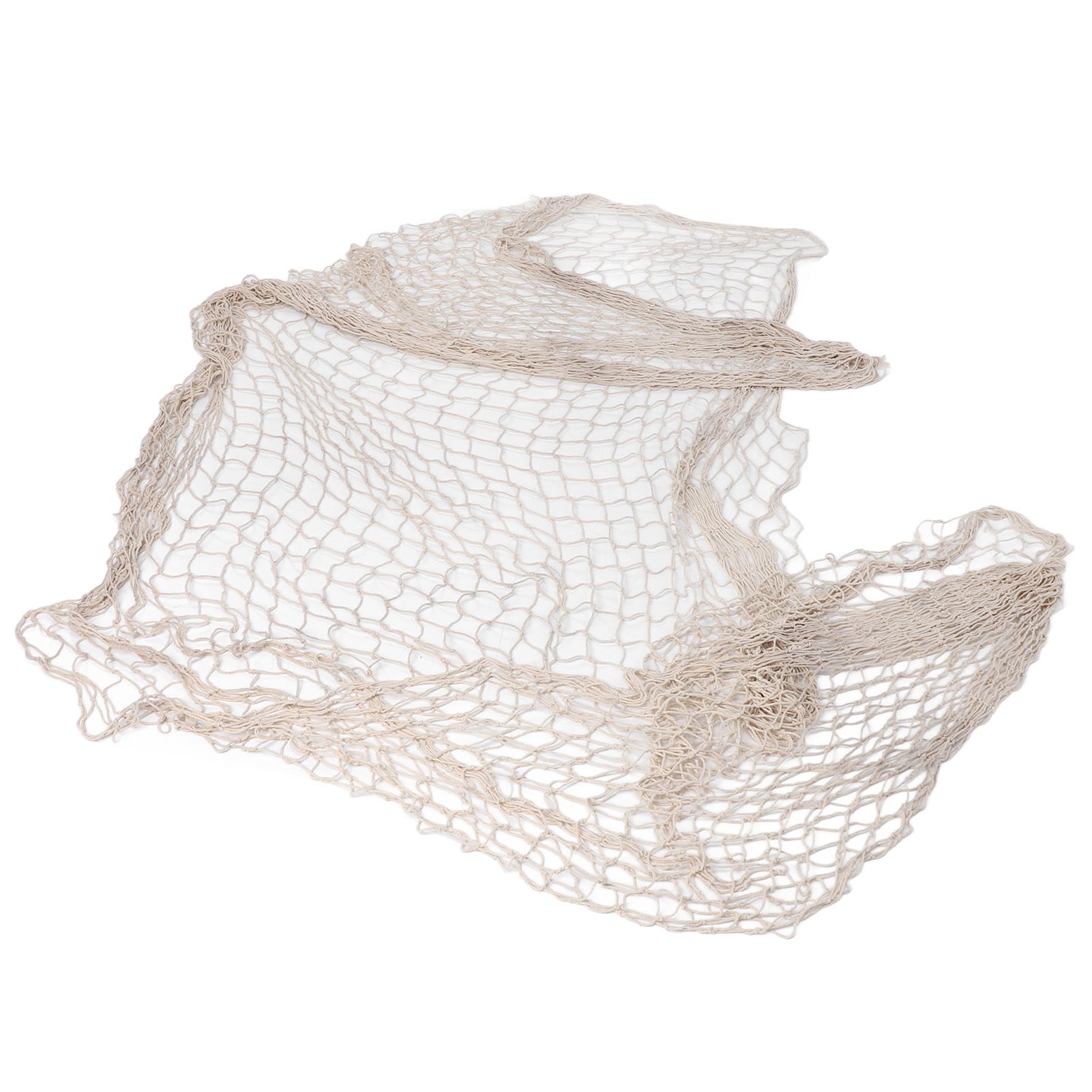 Fishing Net Decor Hand Woven Cotton Thread Mediterranean Fishing Net Wall view 12