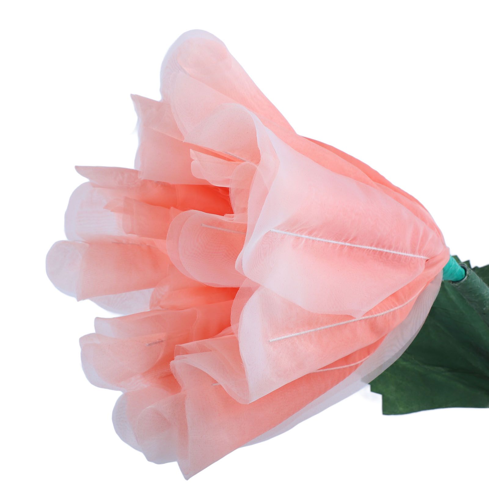 Large Artificial Flower Iron PVC Organza Faux Peony Flower Decoration Wedding view 2