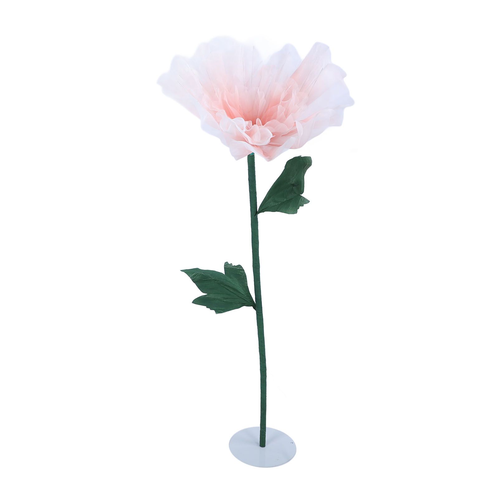 Electric Silk Flower Simulation Openable Artificial Large Peony Decor Prop view 6