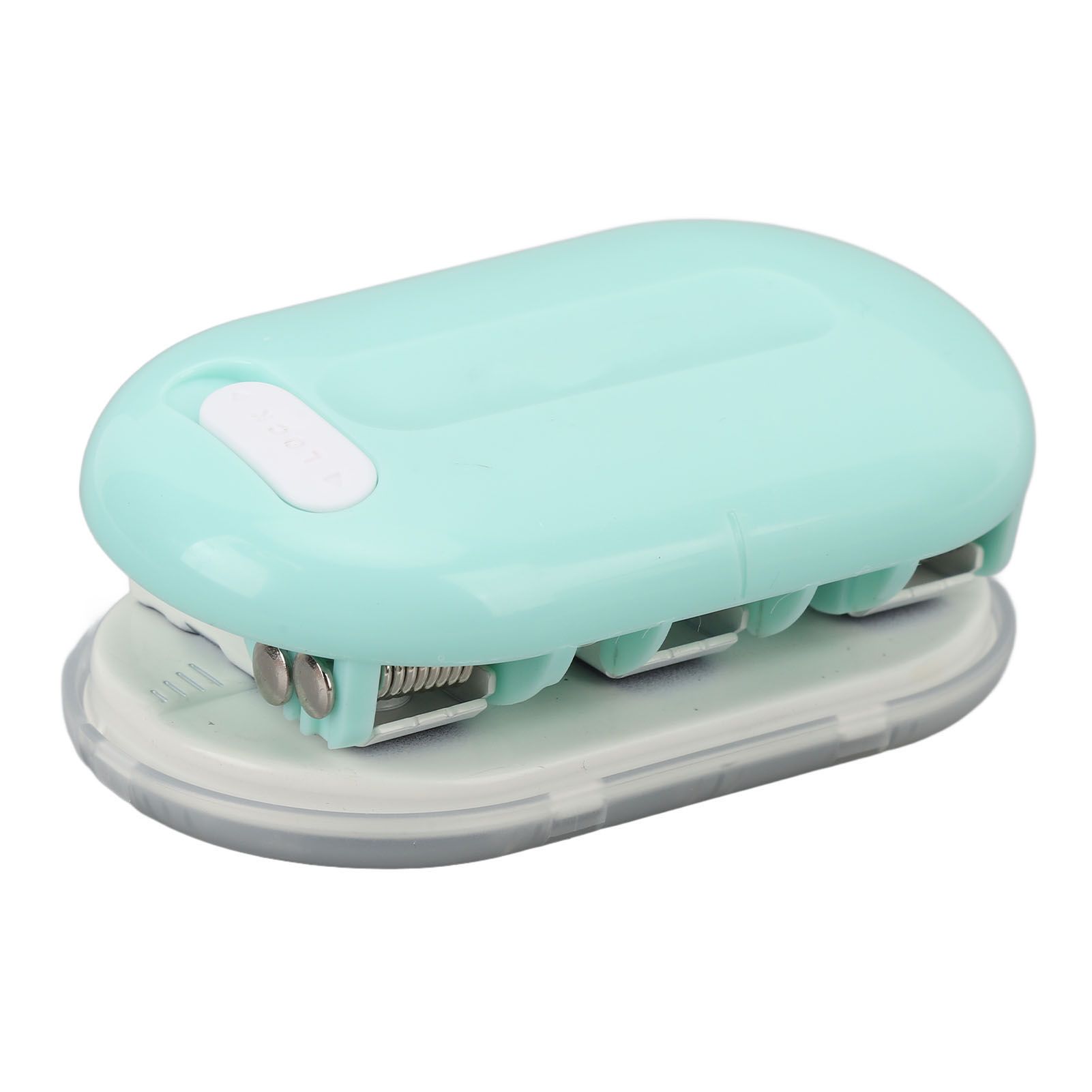 3 Hole Puncher DIY Mini Handheld Paper Punch Loose Leaf Manual Punching view 10