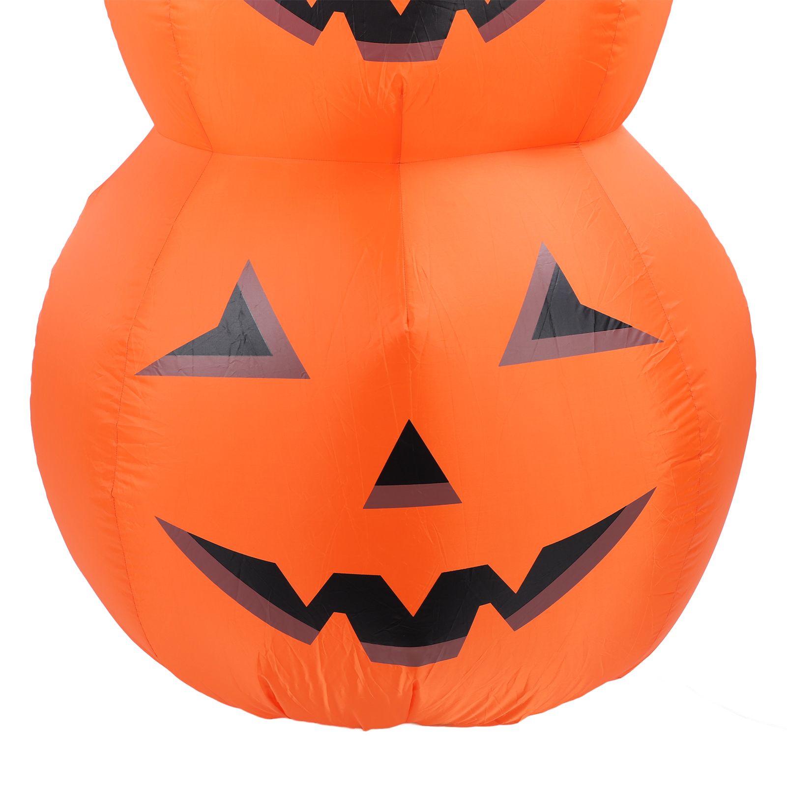 7.9ft Height Halloween Inflatable Pumpkin Build in LEDs Blow Up 4 Pumpkins view 2