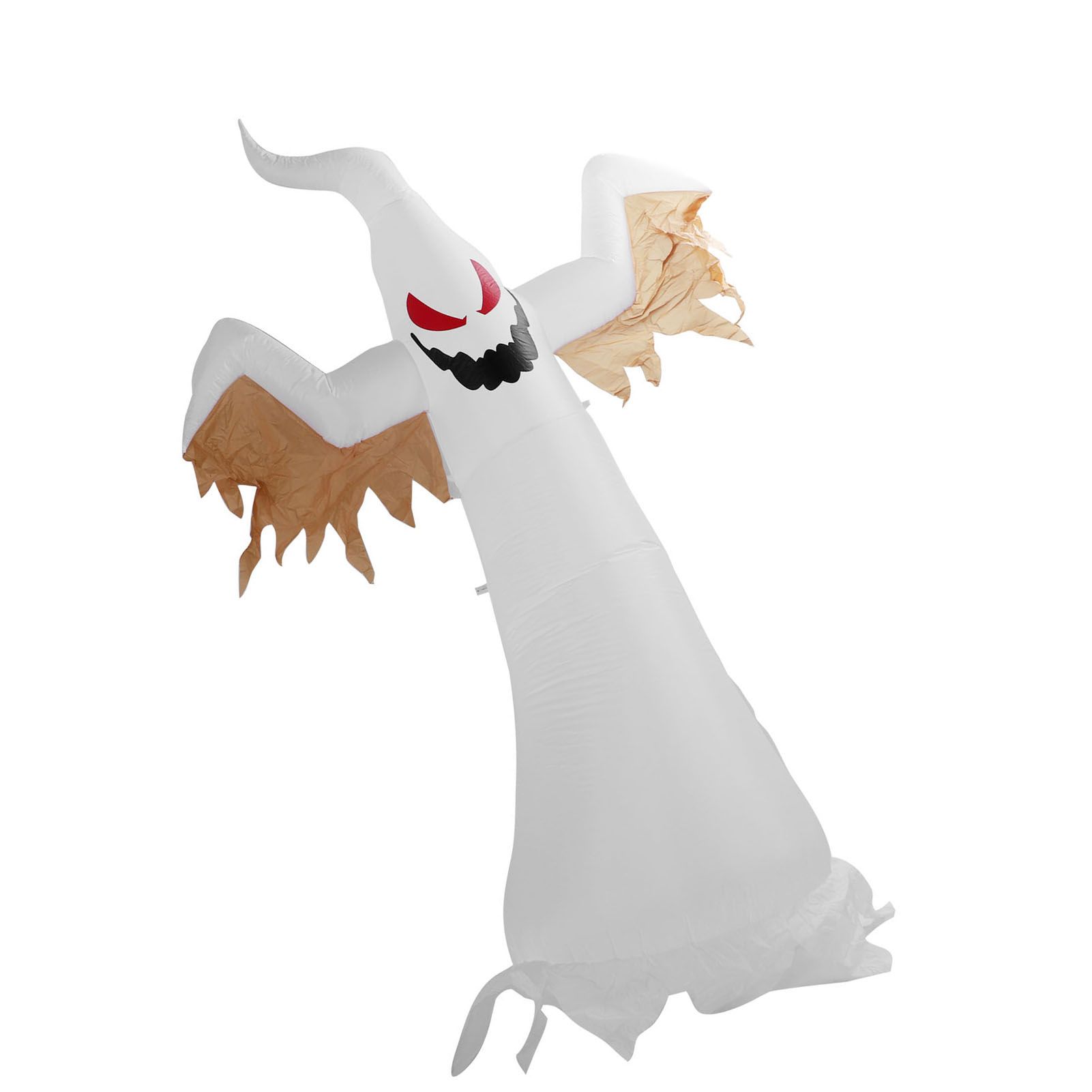 Halloween Decoration Inflatable Ghost 2.4m Height LED Light Bead Outdoor Scary view 6