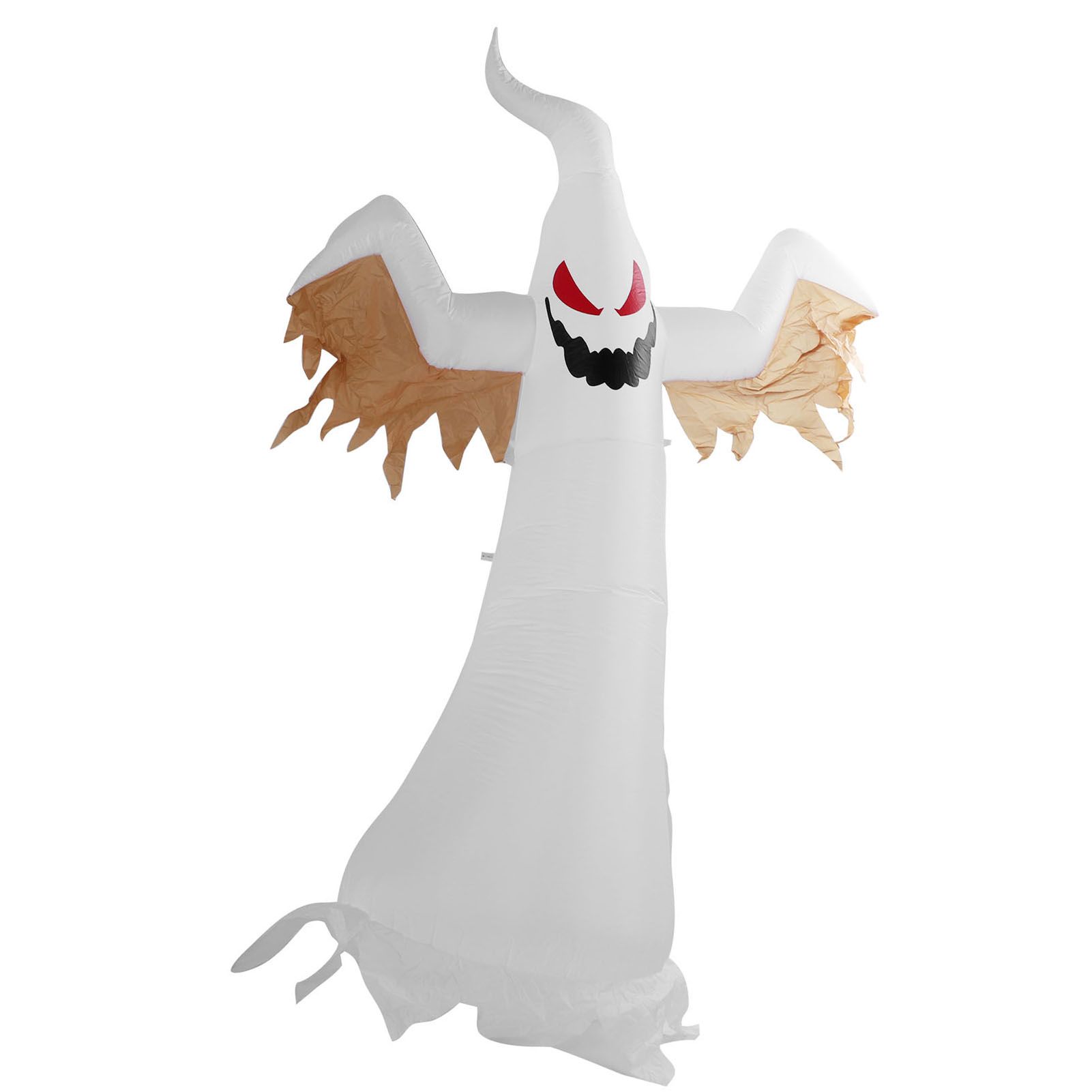 Halloween Decoration Inflatable Ghost 2.4m Height LED Light Bead Outdoor Scary view 8