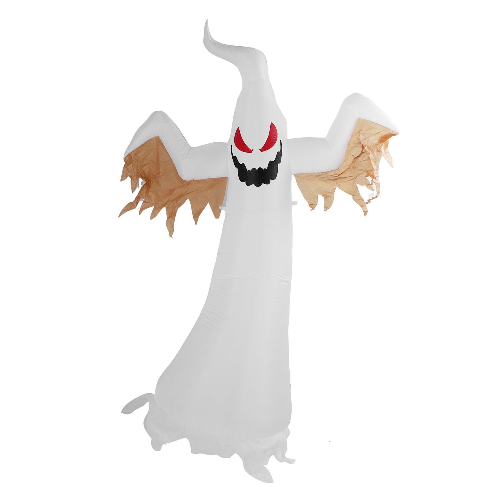 Halloween Decoration Inflatable Ghost 2.4m Height LED Light Bead Outdoor Scary view 10