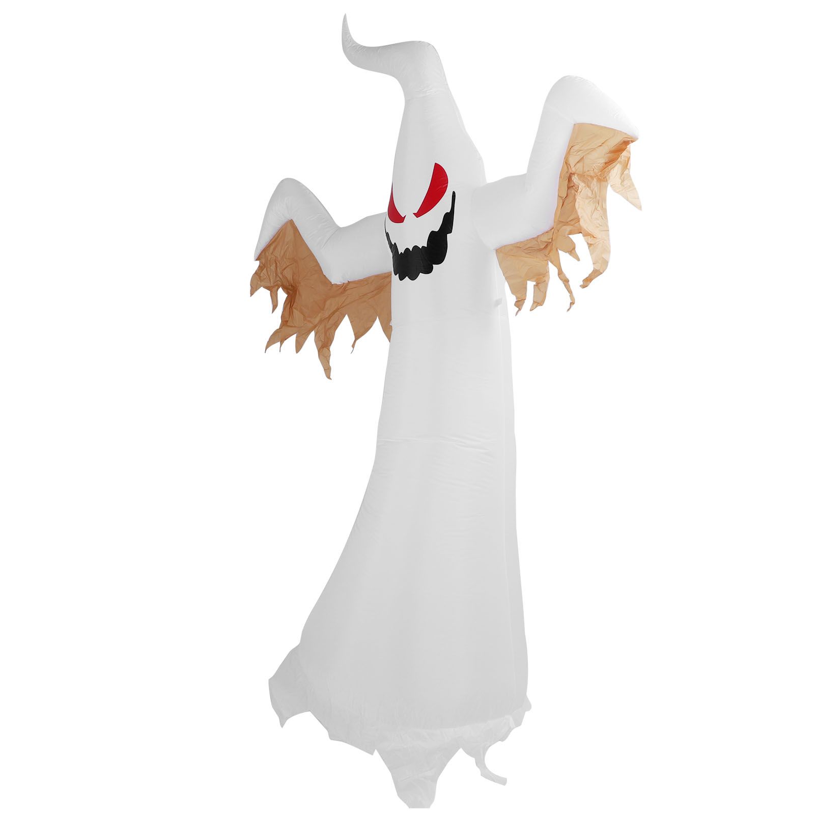 Halloween Decoration Inflatable Ghost 2.4m Height LED Light Bead Outdoor Scary view 11