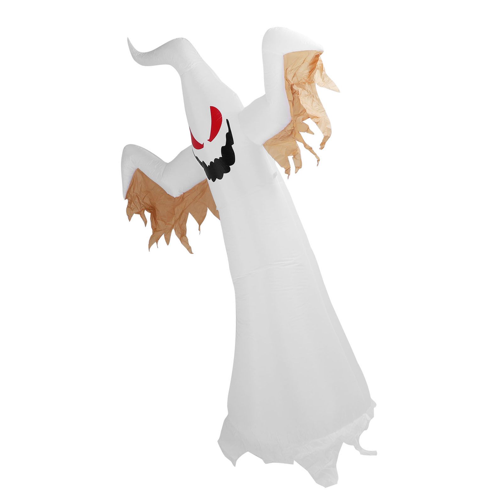 Halloween Decoration Inflatable Ghost 2.4m Height LED Light Bead Outdoor Scary view 12