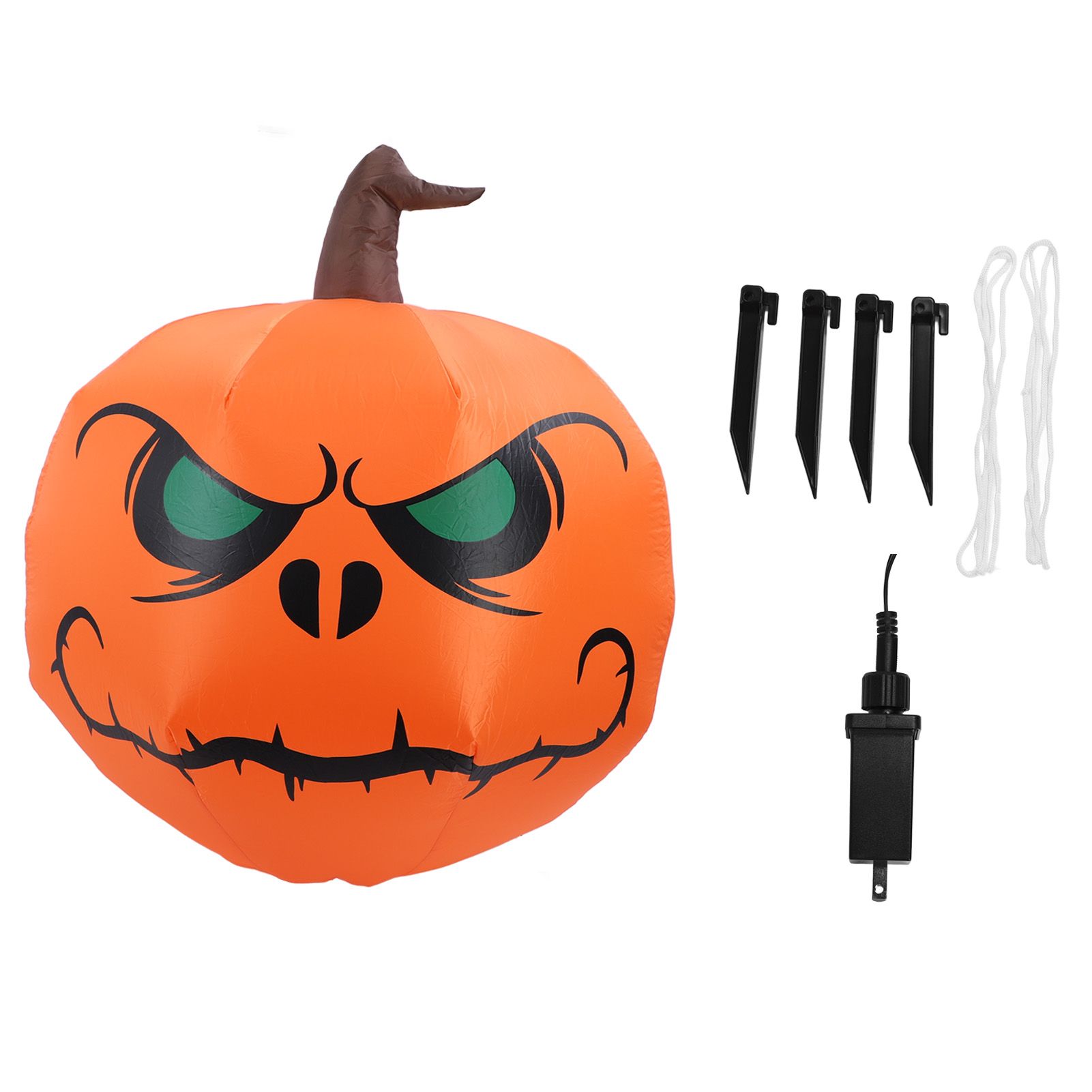 Halloween Inflatables Pumpkin Green Eyes Built in LED Lights Halloween Pumpkin view 3