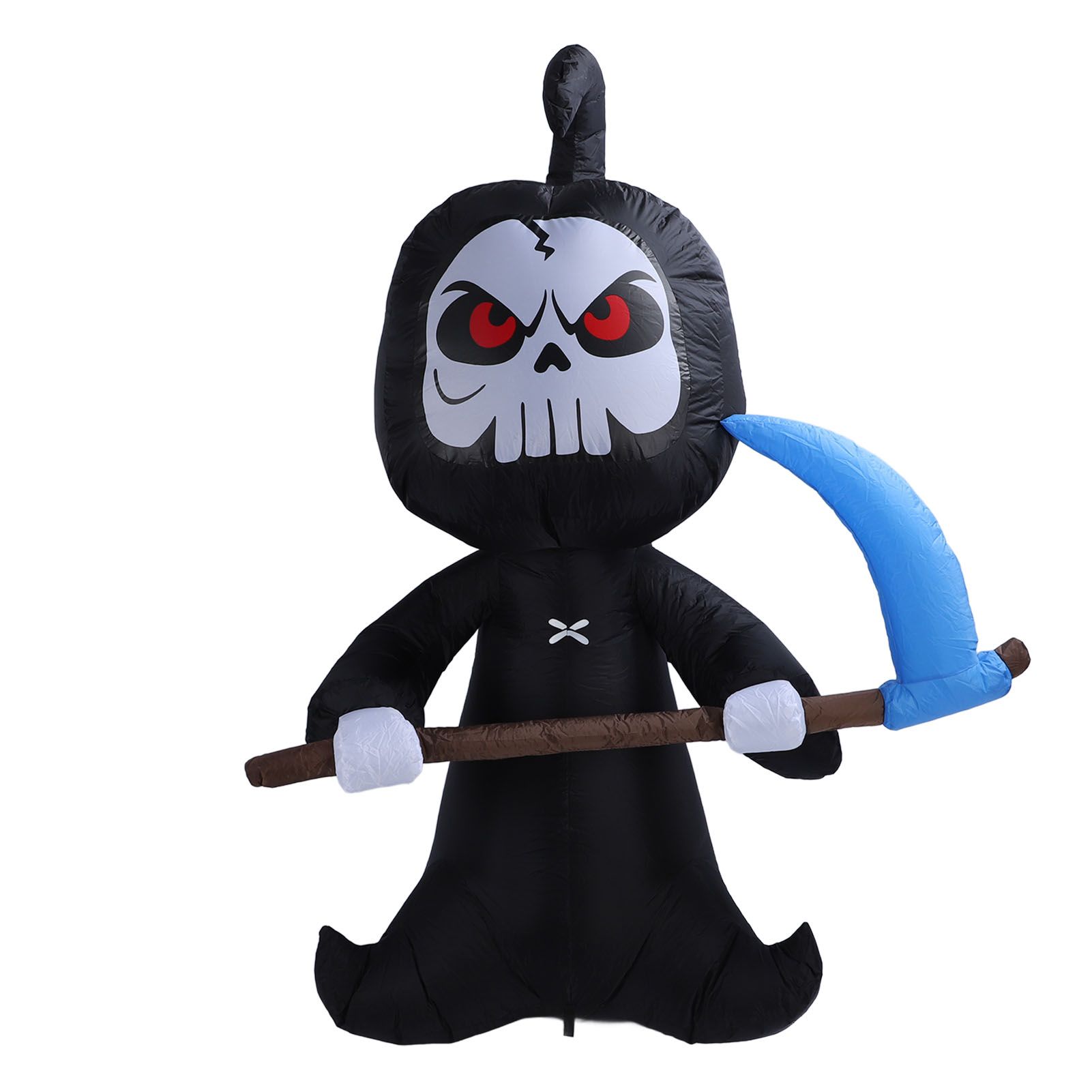 Inflatable Grim Reaper Ghost with Scythe 5.9FT Polyester Halloween Blow Up view 8