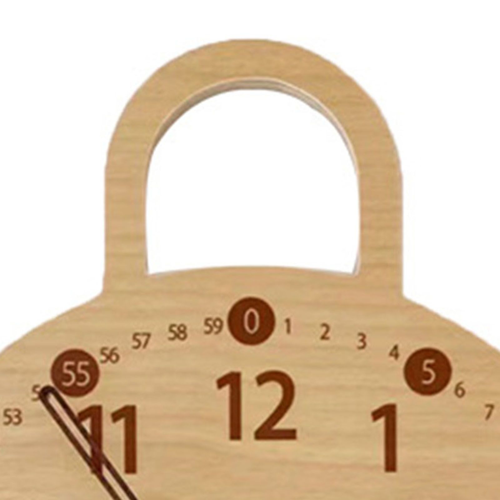 Wall Clock 10 Inch Round Silent Decorative Battery Operated Wooden Wall Clock view 7