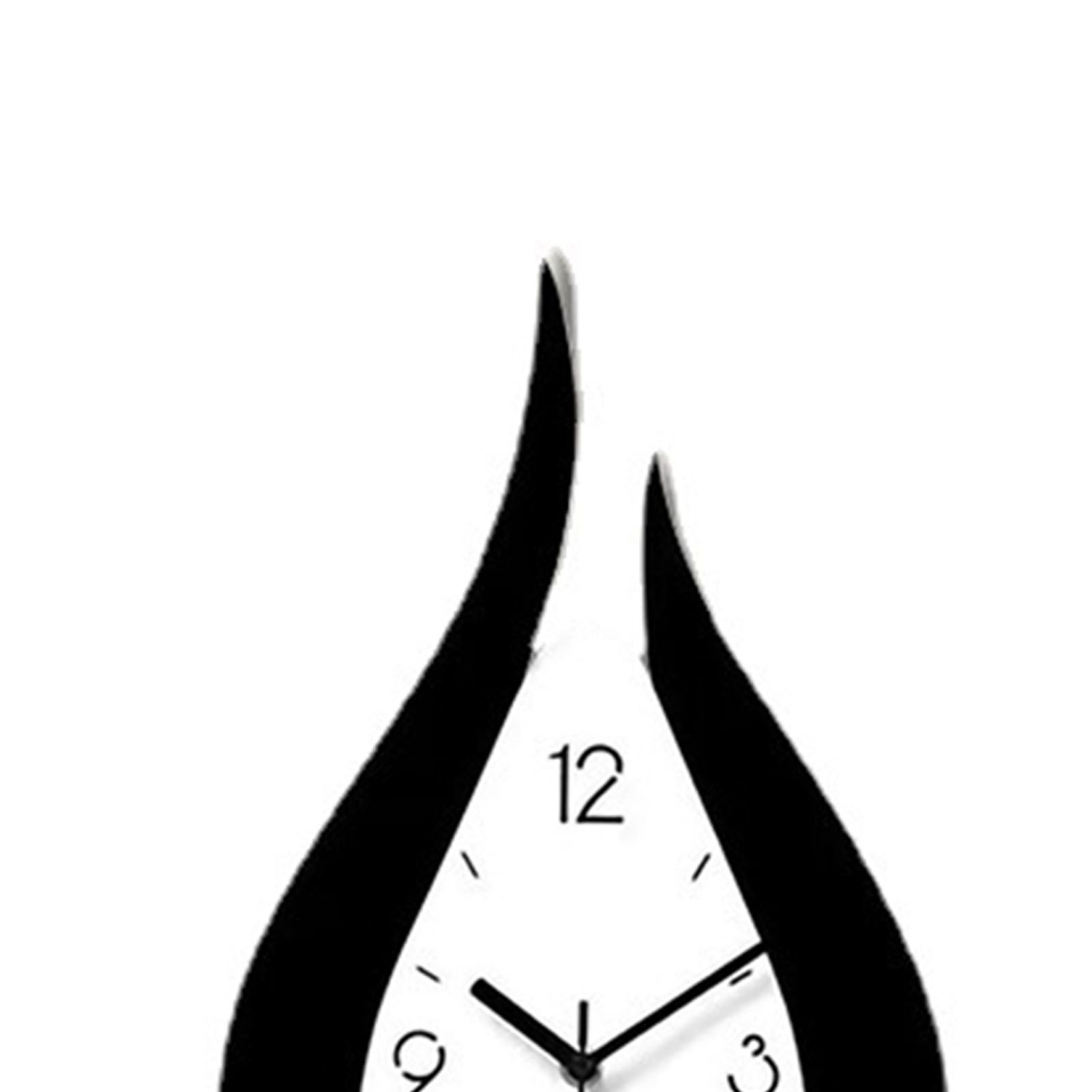 Decorative Wall Clock Water Drop Shaped Acrylic Modern Numerals Wall Clock view 2