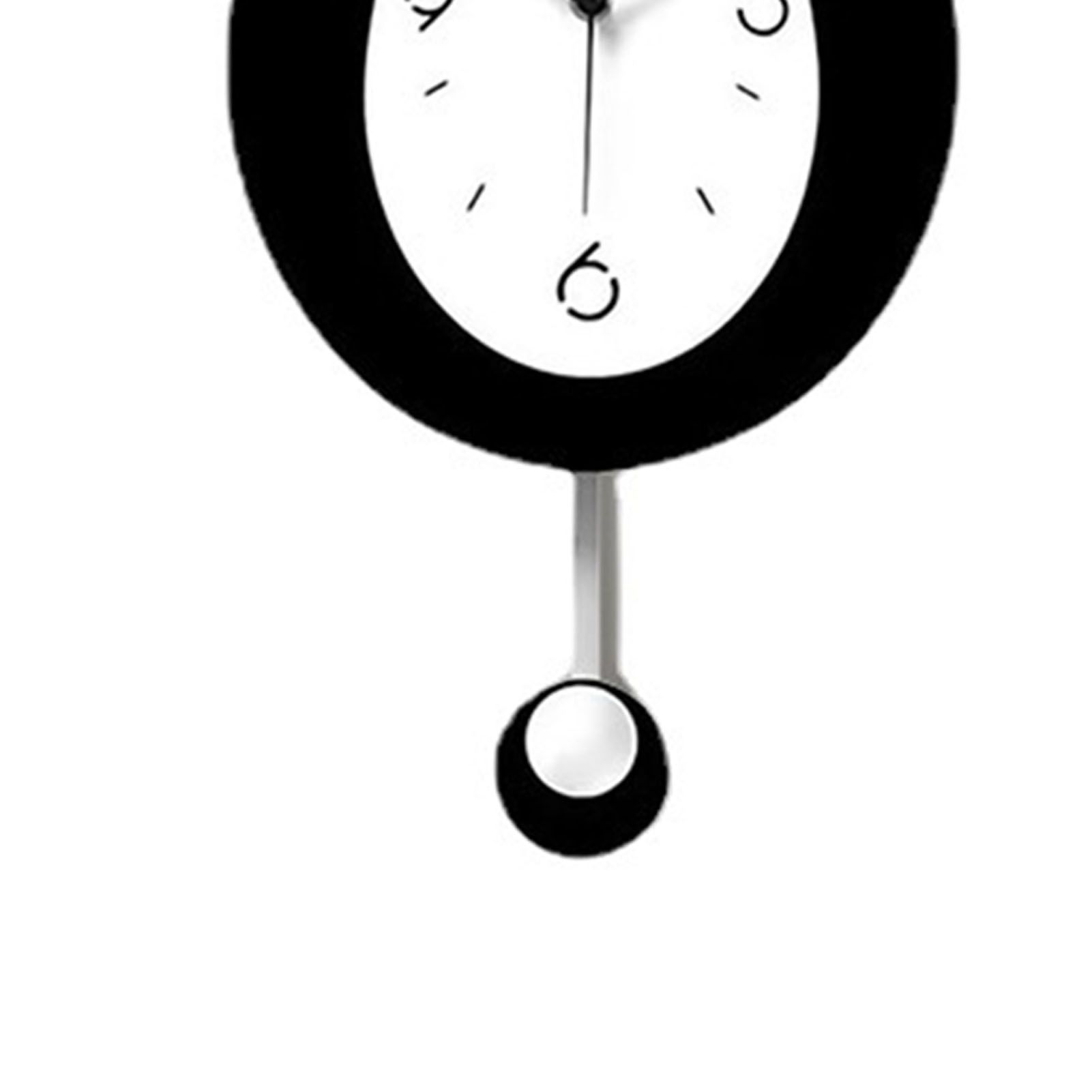 Decorative Wall Clock Water Drop Shaped Acrylic Modern Numerals Wall Clock view 5