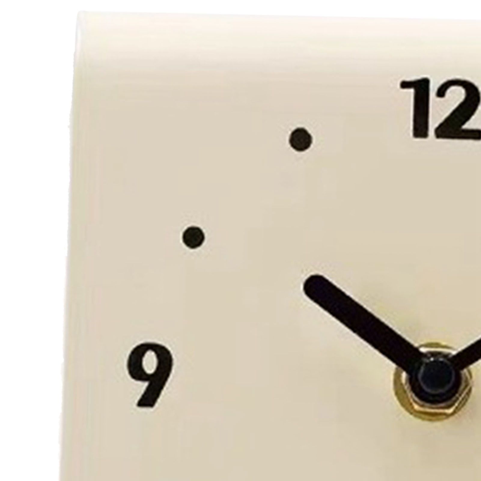 Desktop Clock Simple Modern Quiet Movement Metal Desk Clock Ornament for view 2
