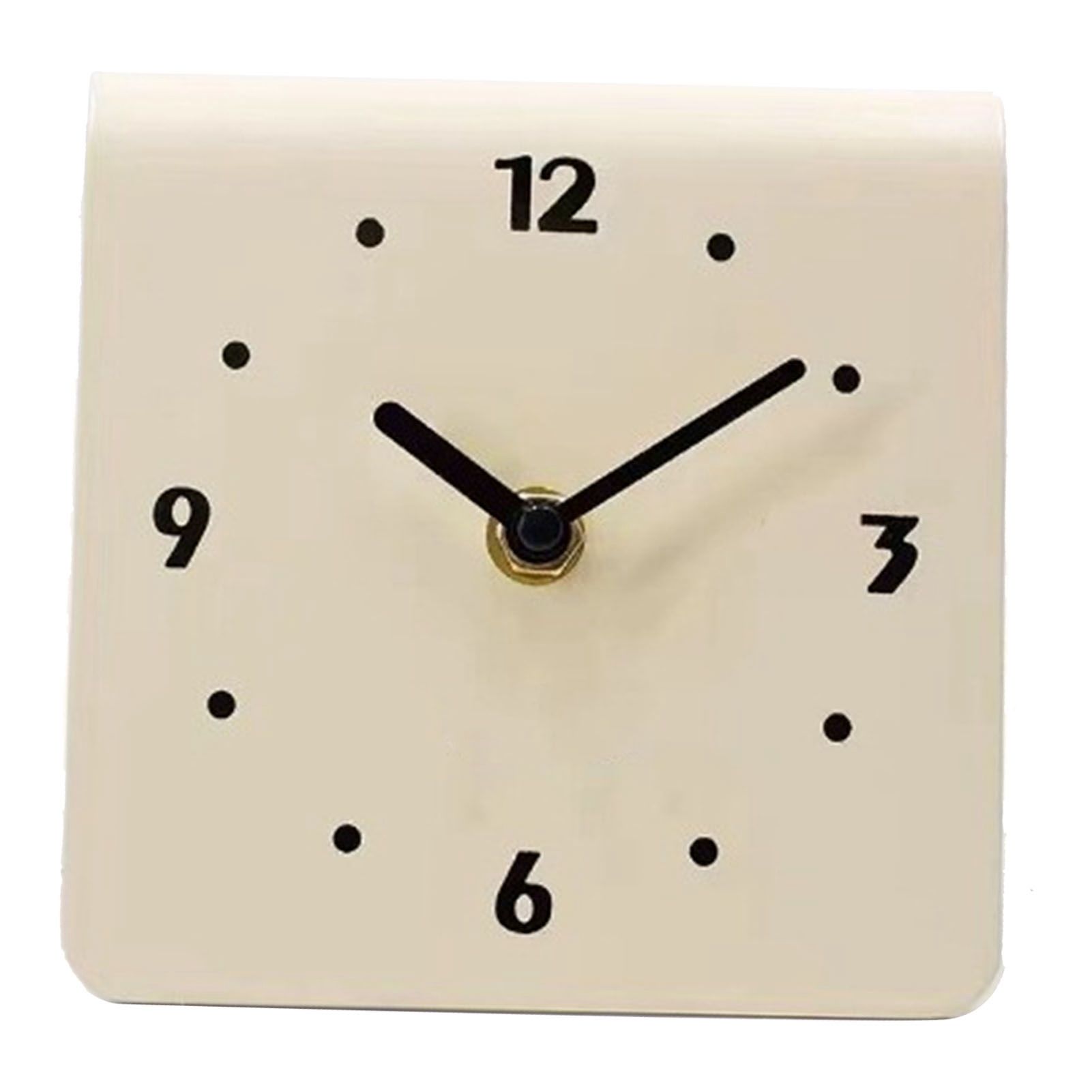Desktop Clock Simple Modern Quiet Movement Metal Desk Clock Ornament for view 3