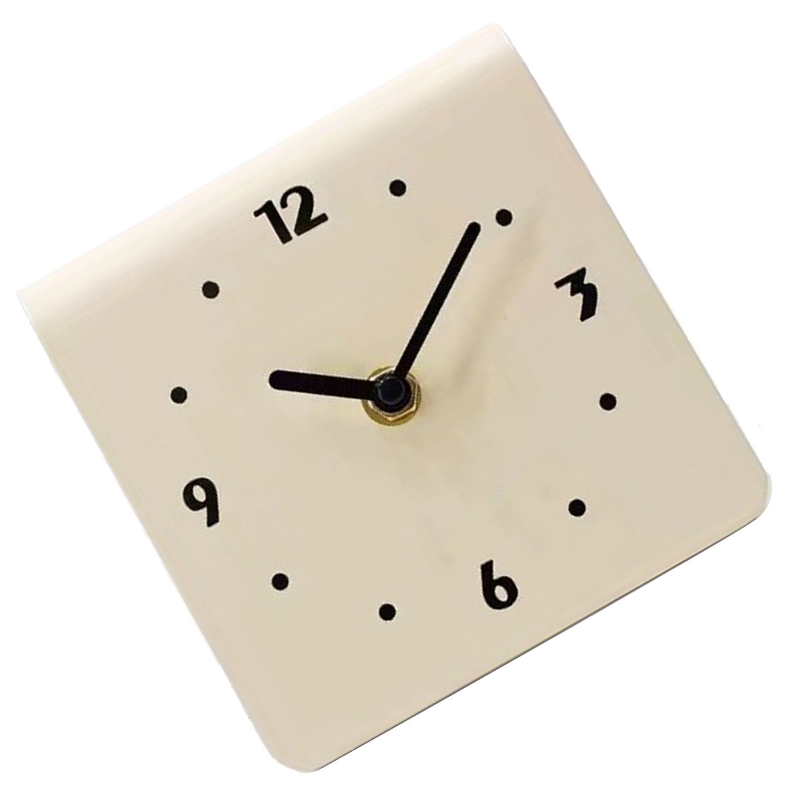 Desktop Clock Simple Modern Quiet Movement Metal Desk Clock Ornament for view 6