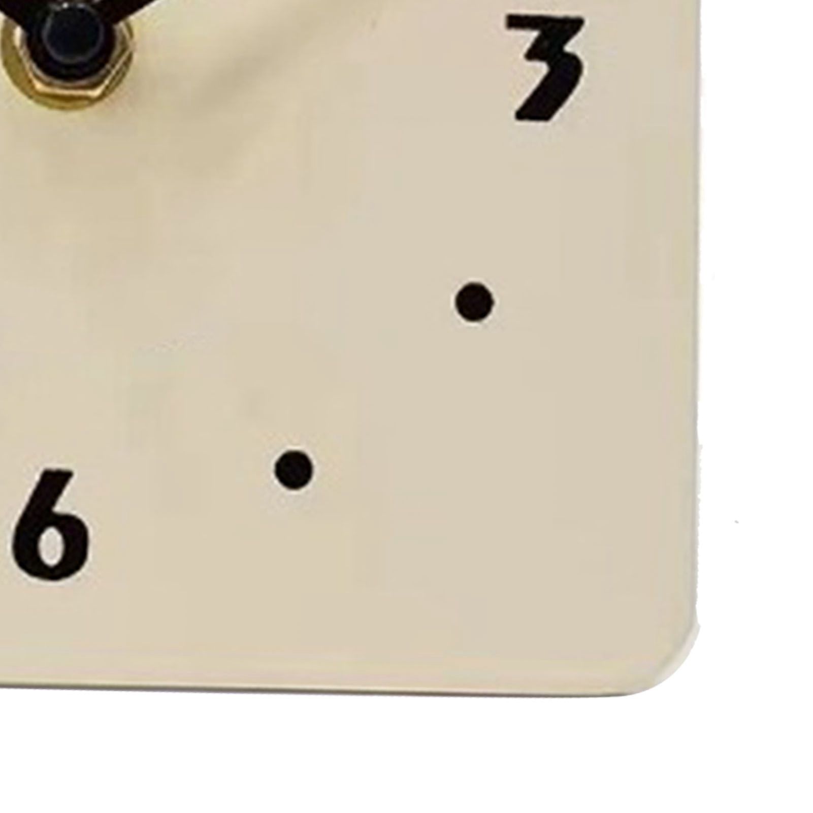 Desktop Clock Simple Modern Quiet Movement Metal Desk Clock Ornament for view 7