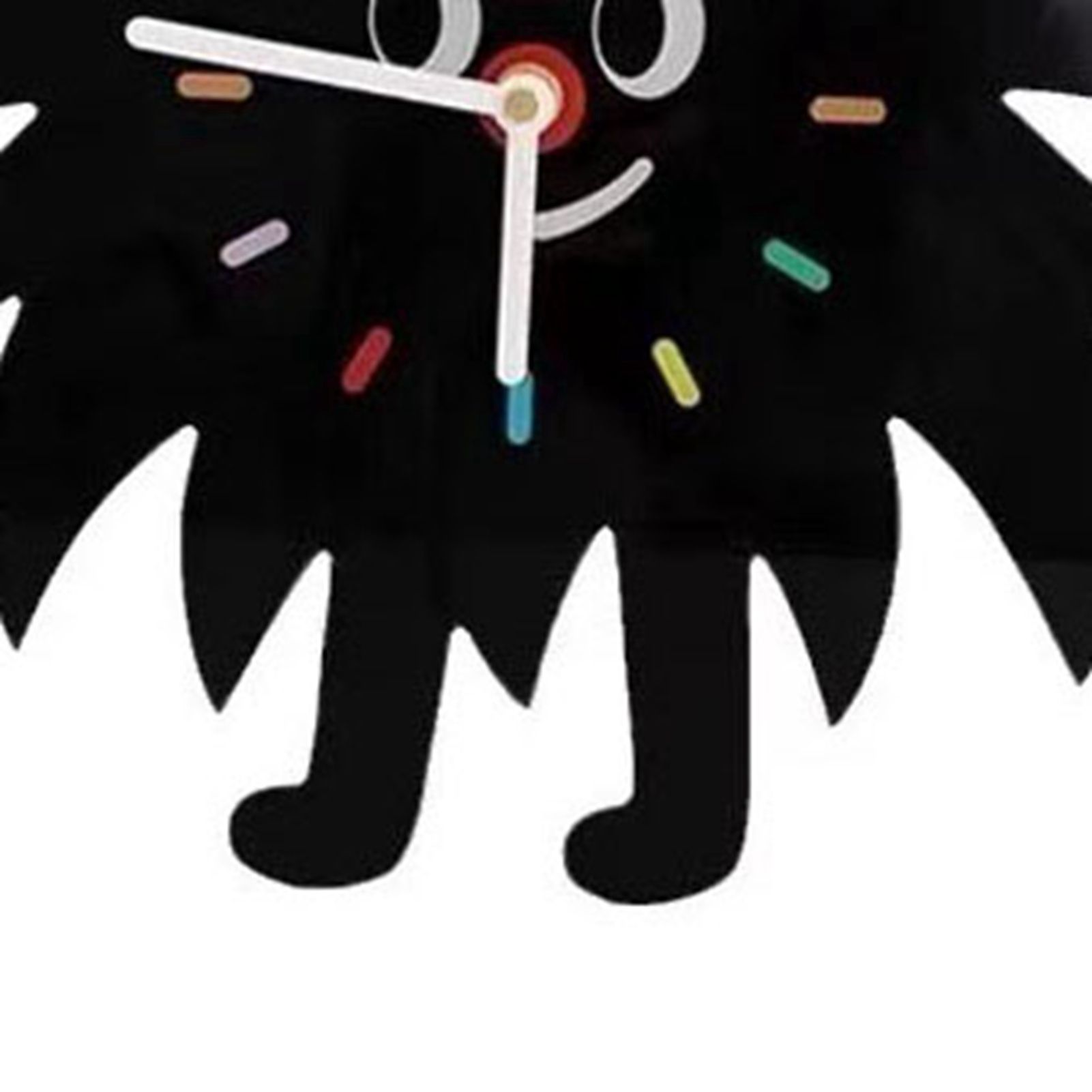 Wall Clock Cartoon Quiet Movement Coal Ball Elf Decorative Wall Clock for view 7