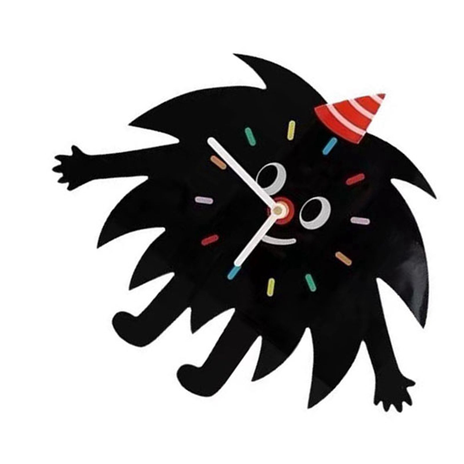 Wall Clock Cartoon Quiet Movement Coal Ball Elf Decorative Wall Clock for view 9