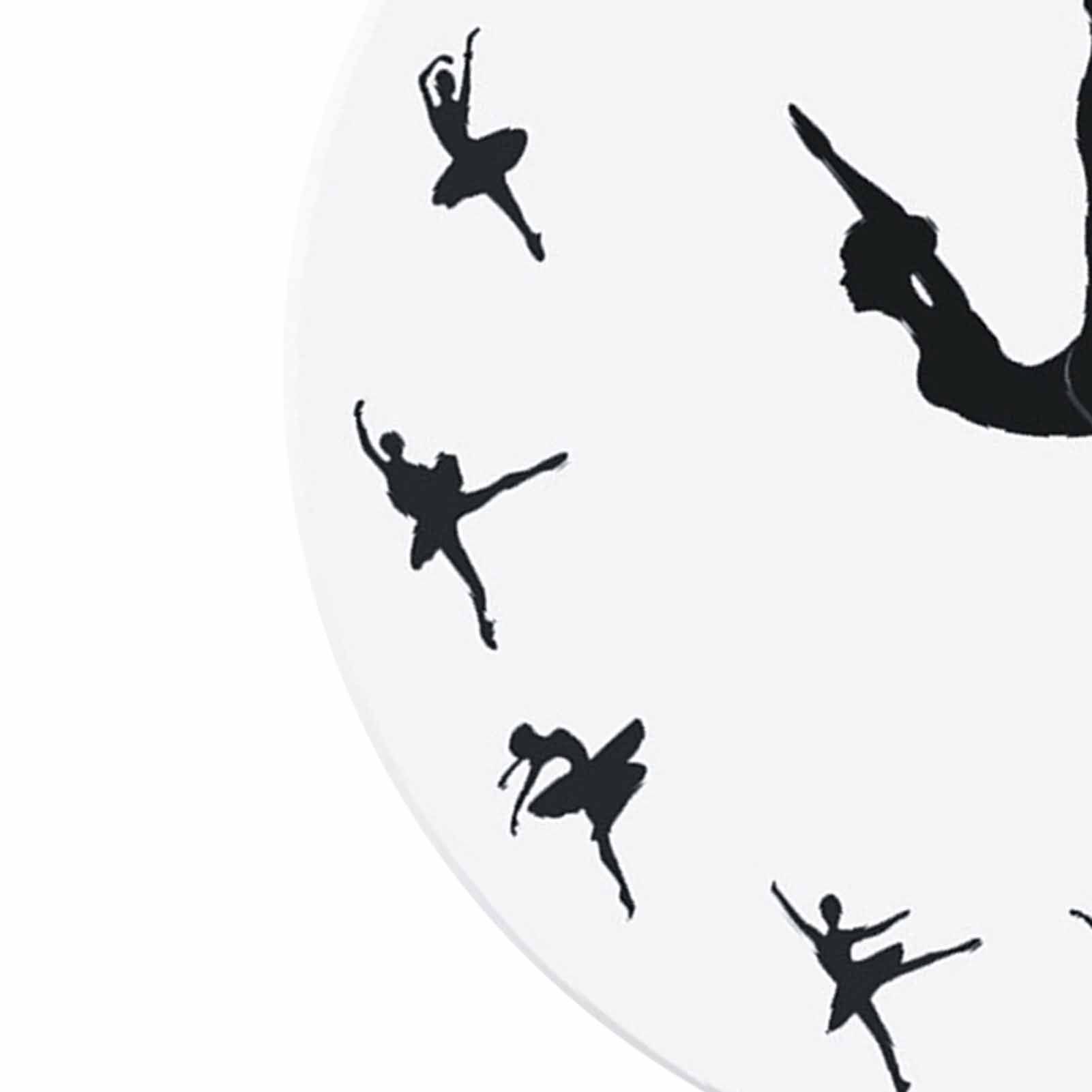 Ballerina Wall Clock Silent Acrylic Ballet Dancing Hanging Decor for Home view 7