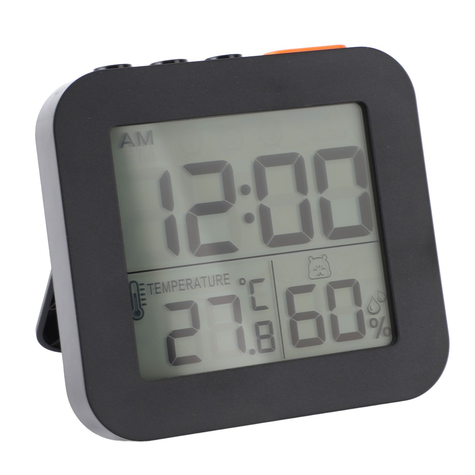 LCD Temperature Humidity Clock Multifunctional Snooze Function Accurate view 12