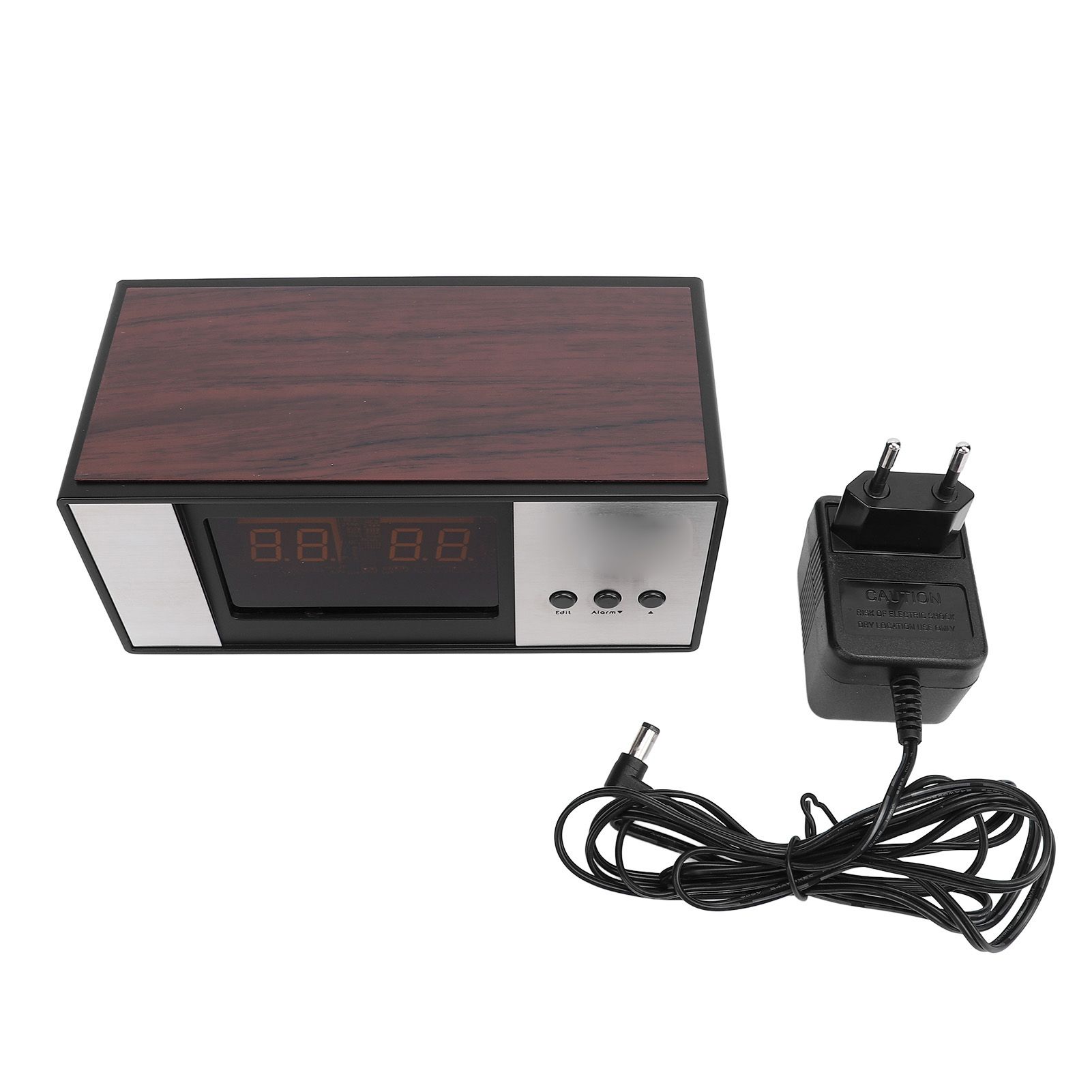 Retro Style Flip Clock Mechanical Auto Page Turning Flip Desk Clock for Home view 3