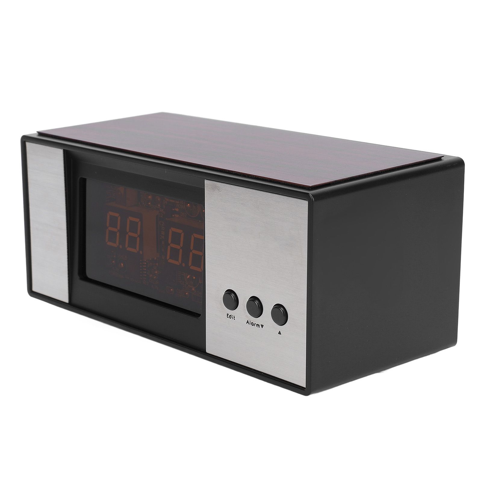 Retro Style Flip Clock Mechanical Auto Page Turning Flip Desk Clock for Home view 9