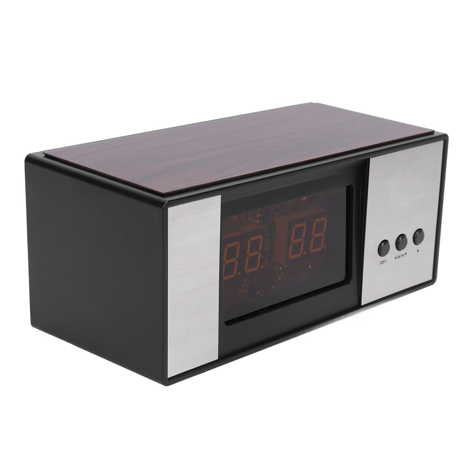 Retro Style Flip Clock Mechanical Auto Page Turning Flip Desk Clock for Home view 10