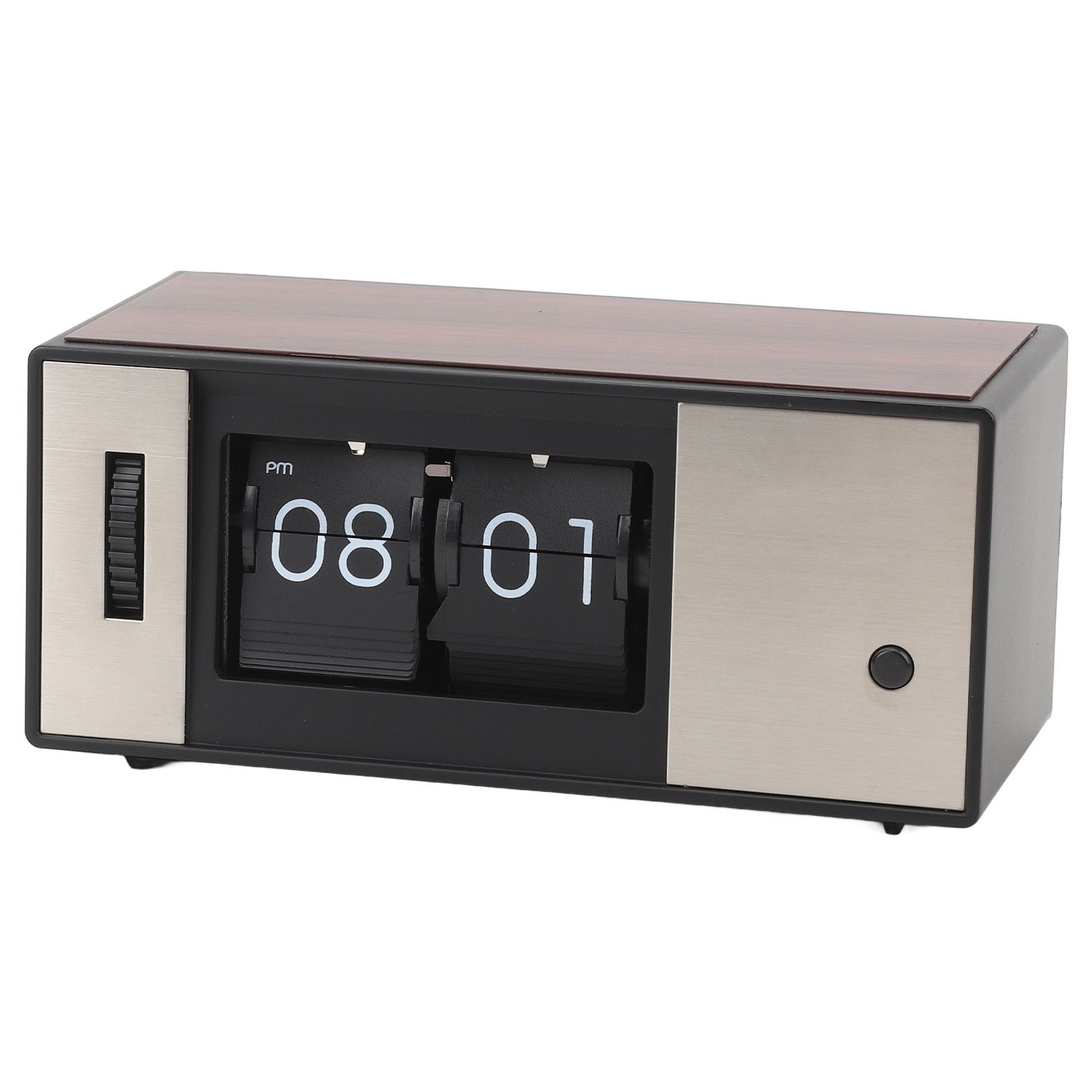 Retro Digital Flip Down Clock Desk Table Clock Easy To Read Battery Powered — image 1