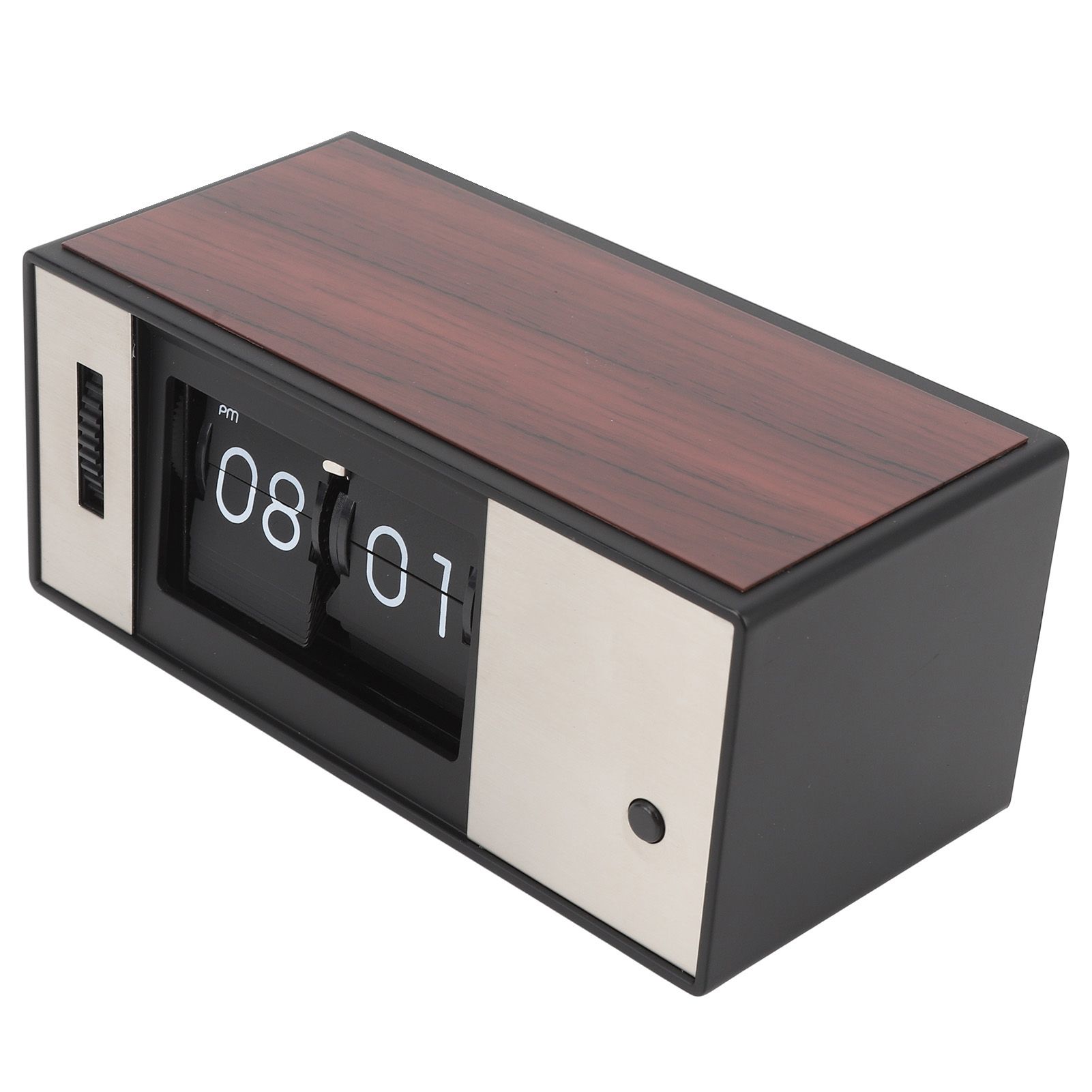 Retro Digital Flip Down Clock Desk Table Clock Easy To Read Battery Powered view 6