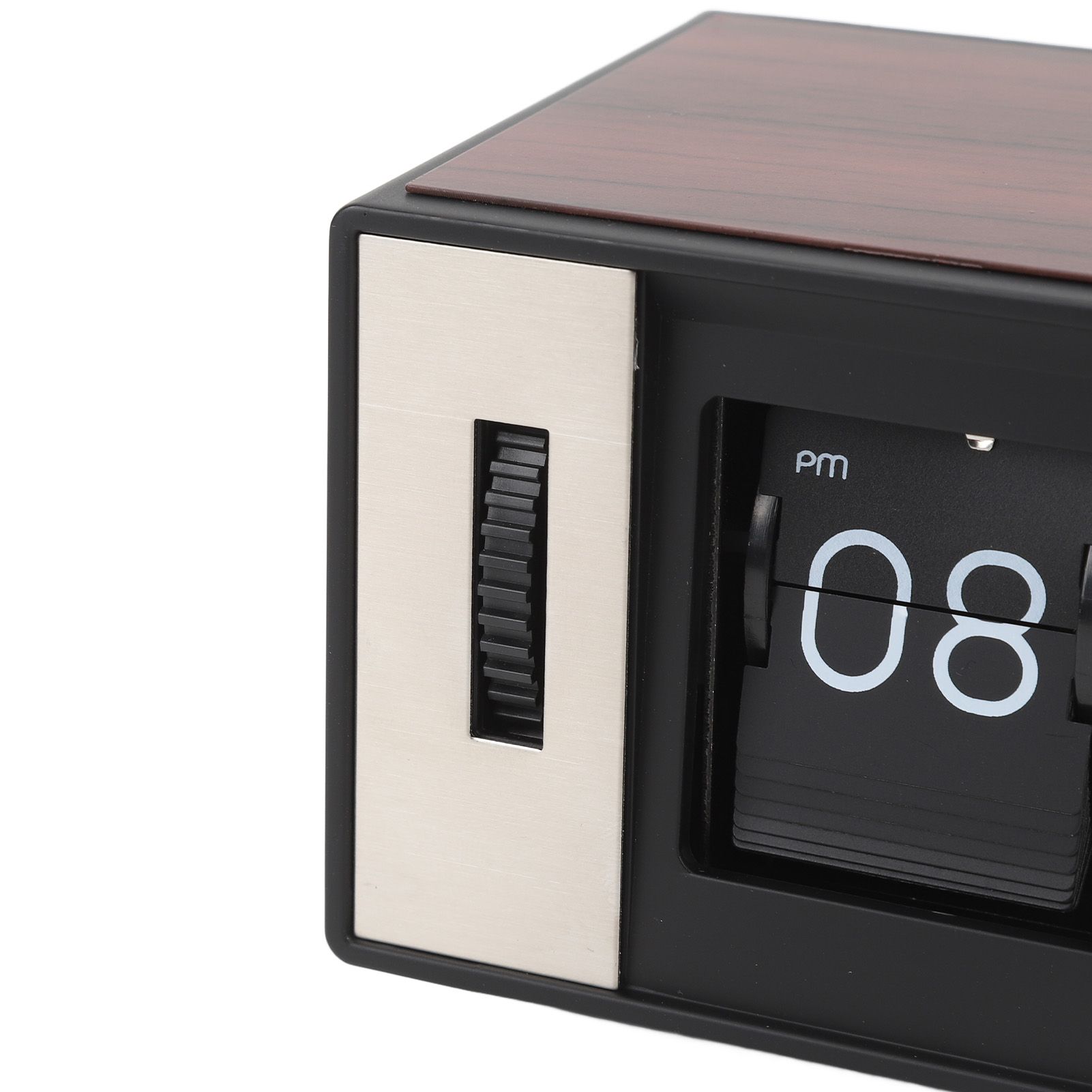 Retro Digital Flip Down Clock Desk Table Clock Easy To Read Battery Powered view 7