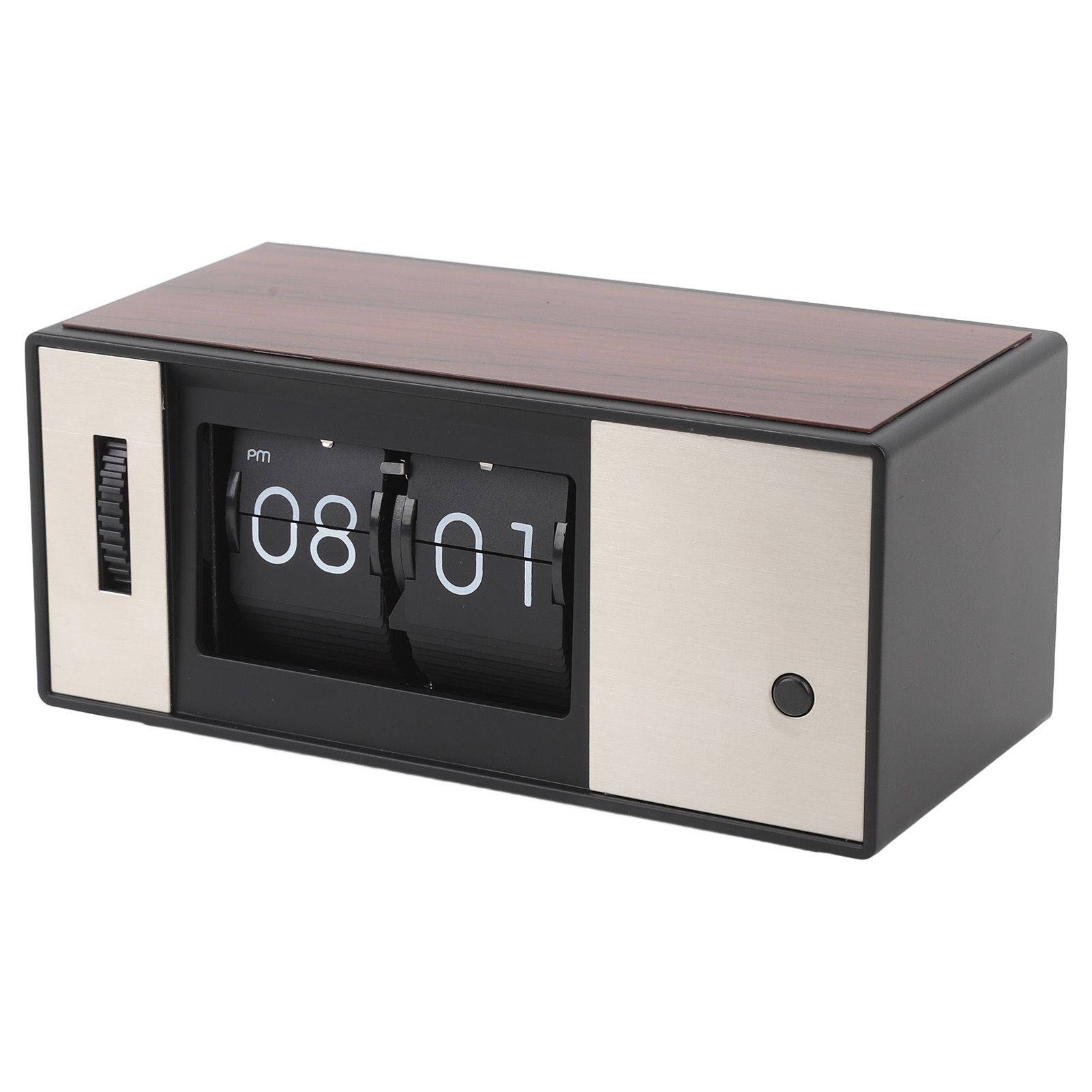Retro Digital Flip Down Clock Desk Table Clock Easy To Read Battery Powered view 8