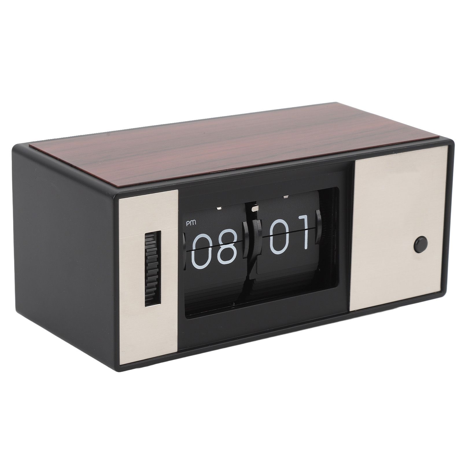 Retro Digital Flip Down Clock Desk Table Clock Easy To Read Battery Powered view 9